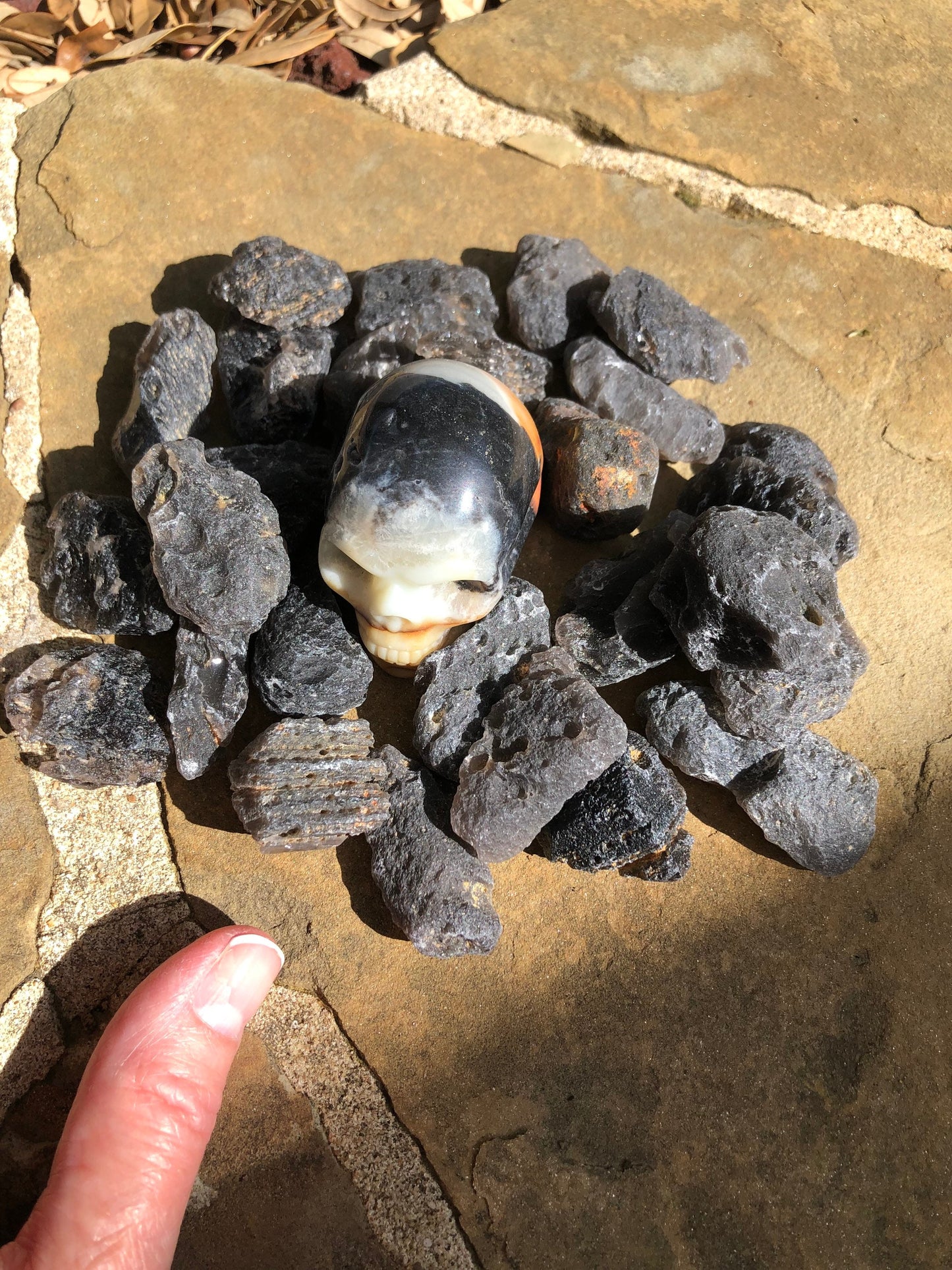 Agni Manitite Tektites, between 8 and 12 grams, Indonesia, new in shop and hand-collected