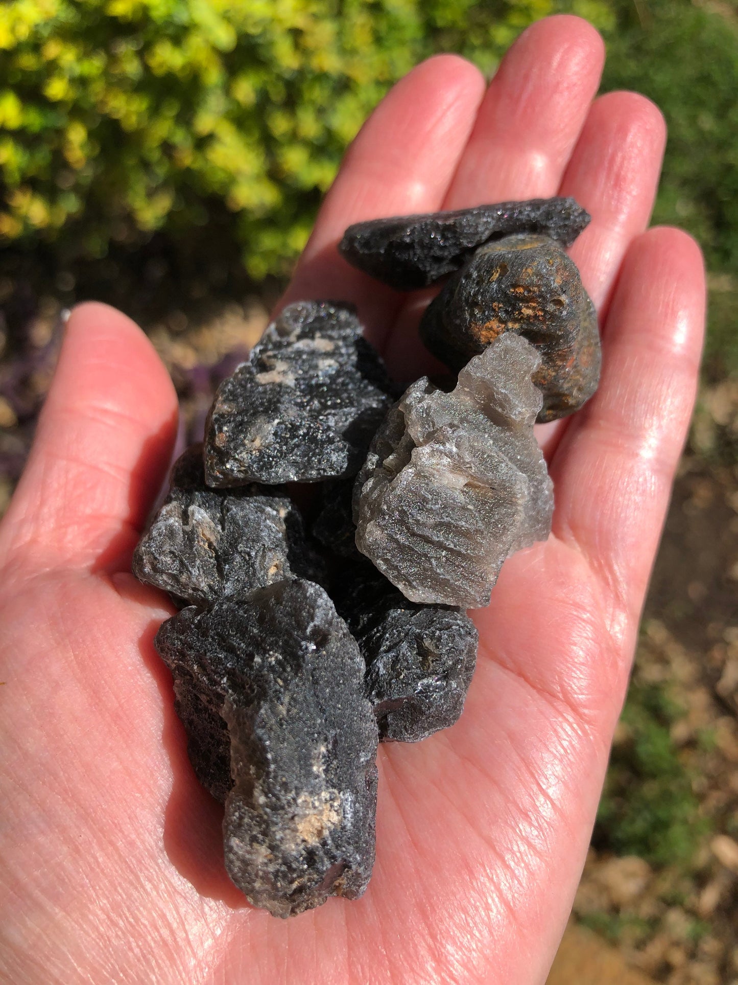 Agni Manitite Tektites, between 8 and 12 grams, Indonesia, new in shop and hand-collected