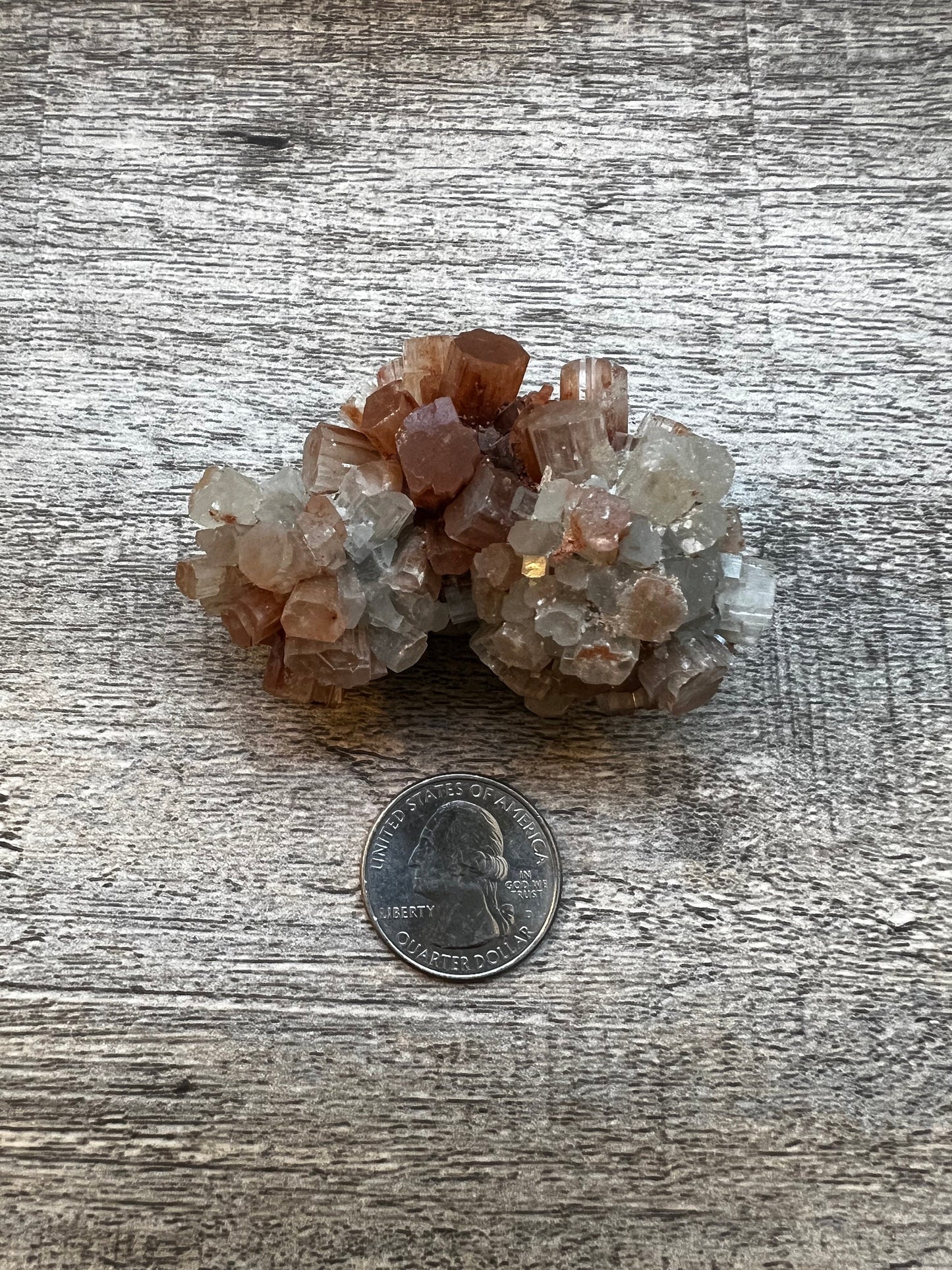 Sparkly Aragonite Raw Palm Stone, New, High Grade, essential grounding crystal, high vibration crystals healing, altar