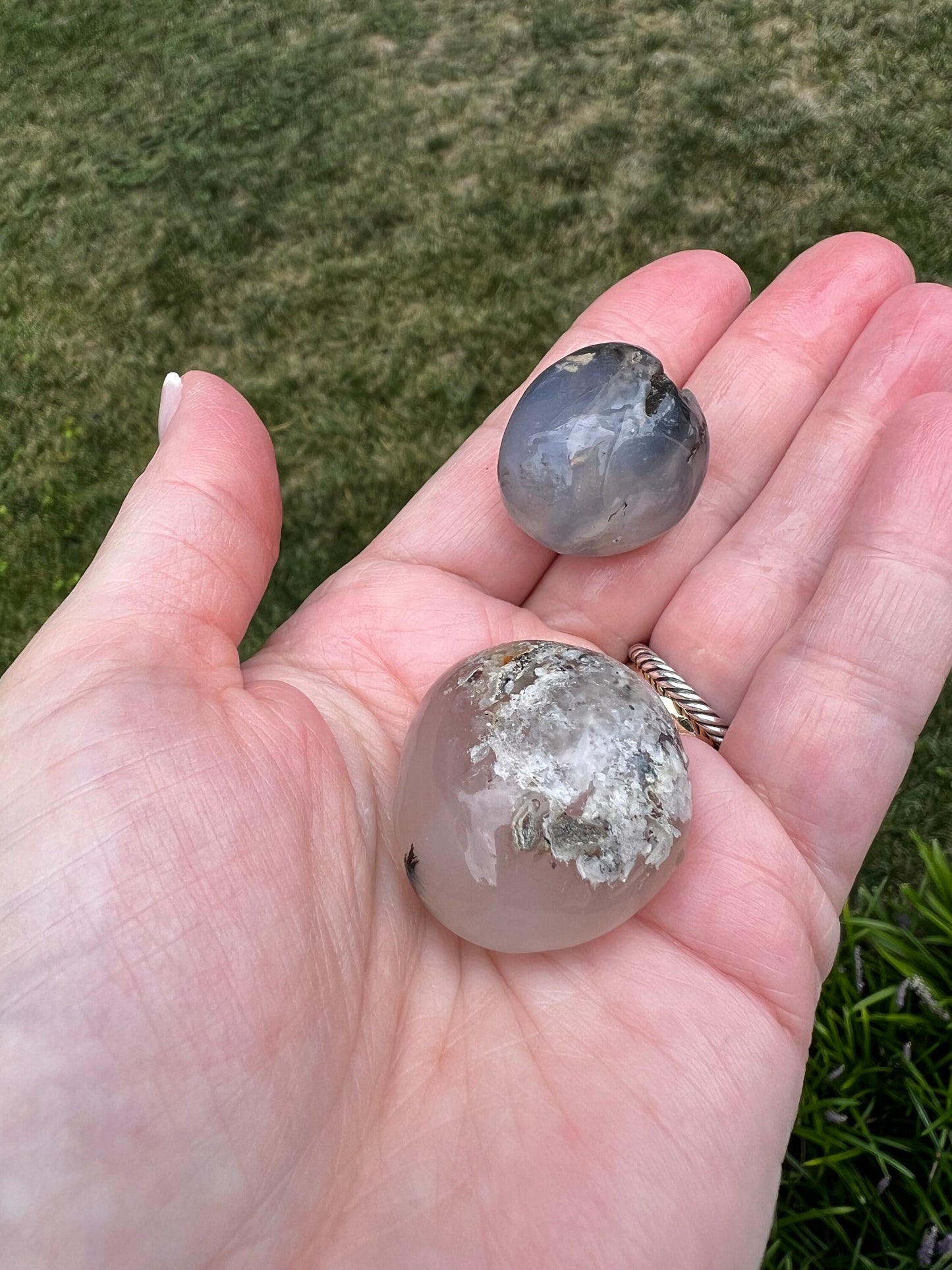 Merlinite Druzy Dendritic Agate tumbles, beautiful and new today, high vibration crystals, crystal healing, gifts, jewelry