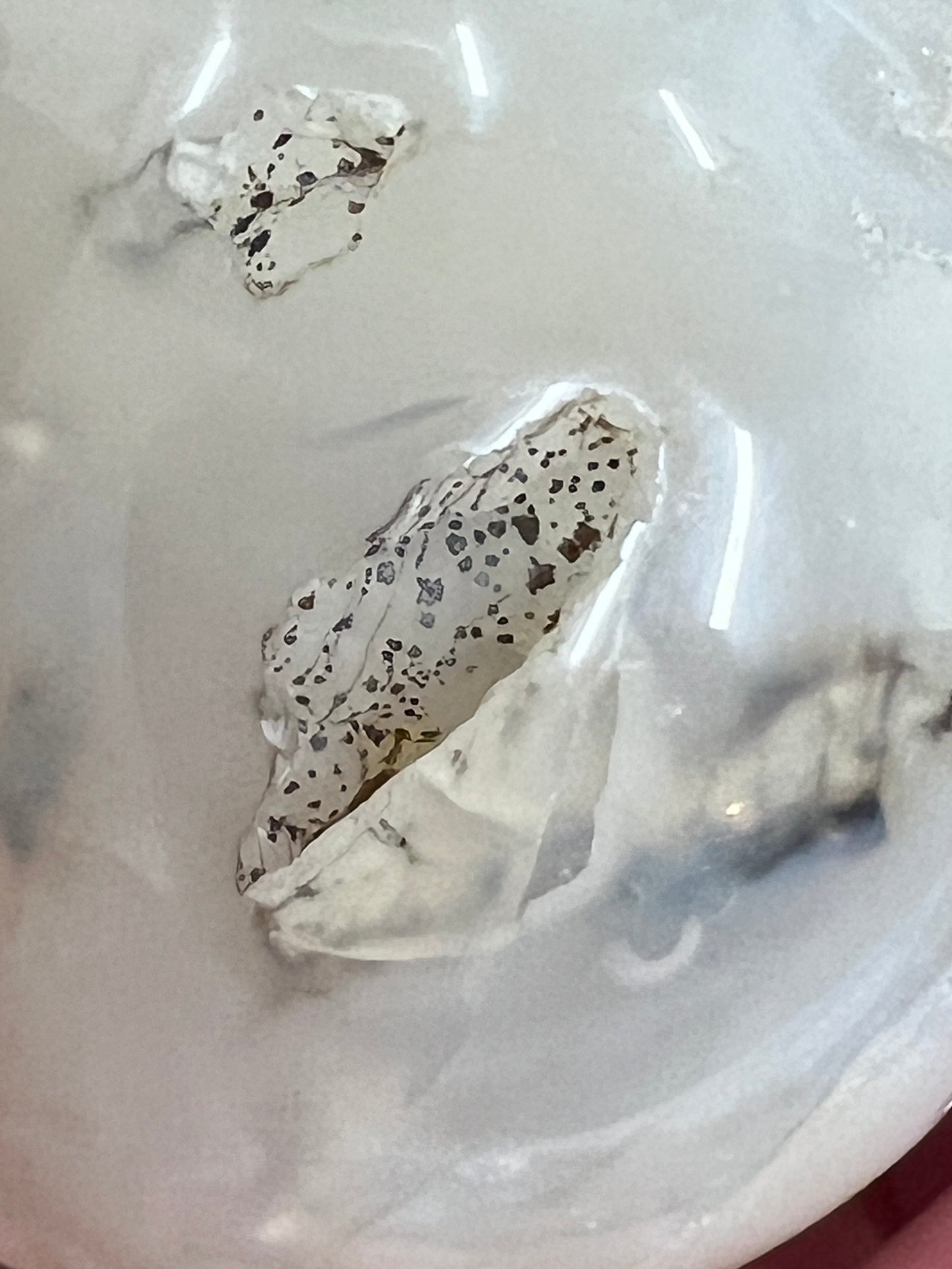 Merlinite Druzy Dendritic Agate Sphere, New, Crystal Healing, Gift, High Vibration Crystals