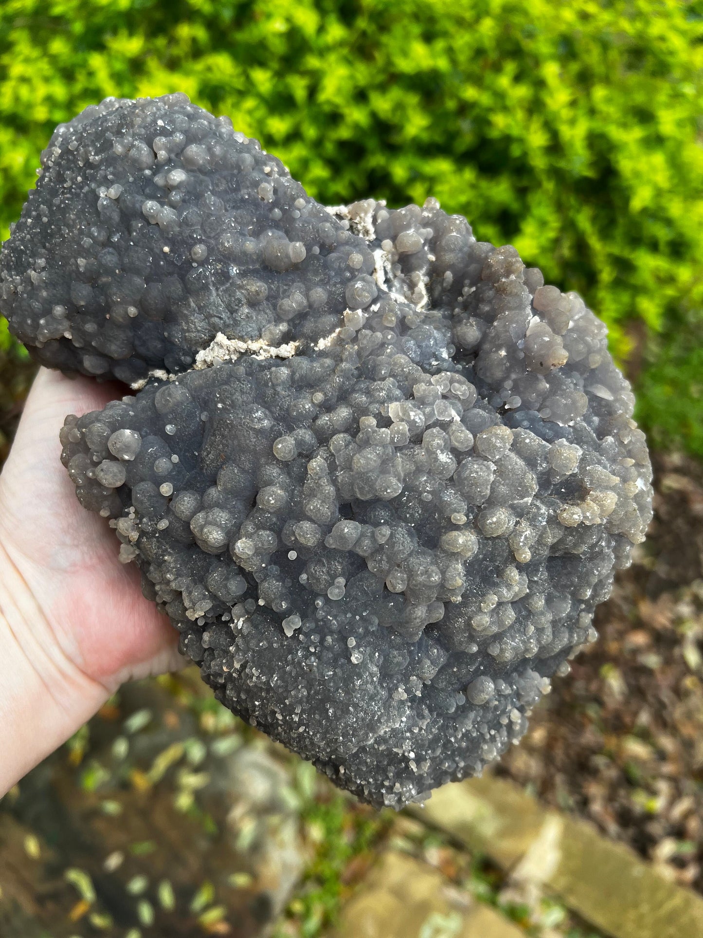 Grape Agate Cluster Bed, almost 5 pounds, gift, altar, statement piece, new, high vibration crystals