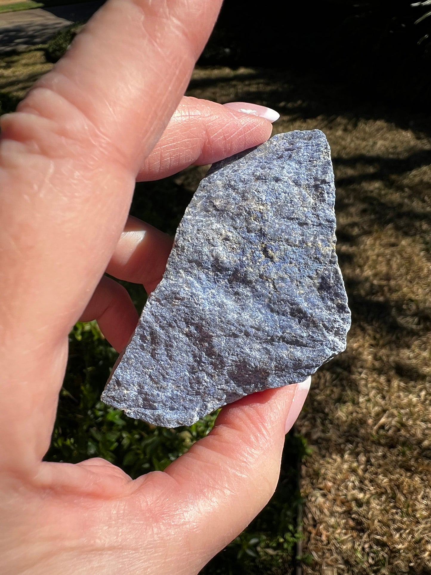Dumortierite raw slice, gorgeous and so rare, 2.6 ounces, high vibration crystal healing