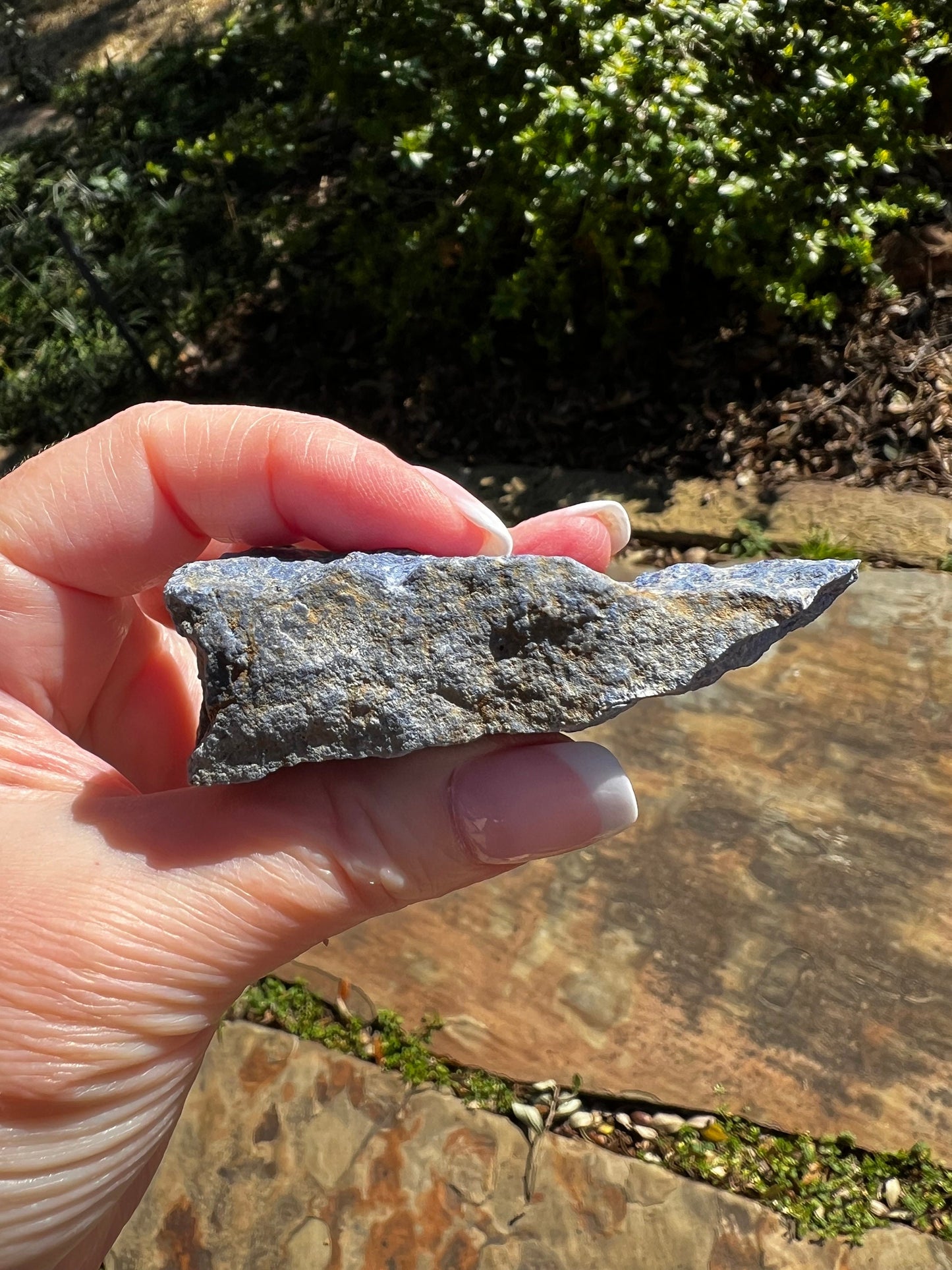 Dumortierite raw slice, gorgeous and so rare, 2.6 ounces, high vibration crystal healing