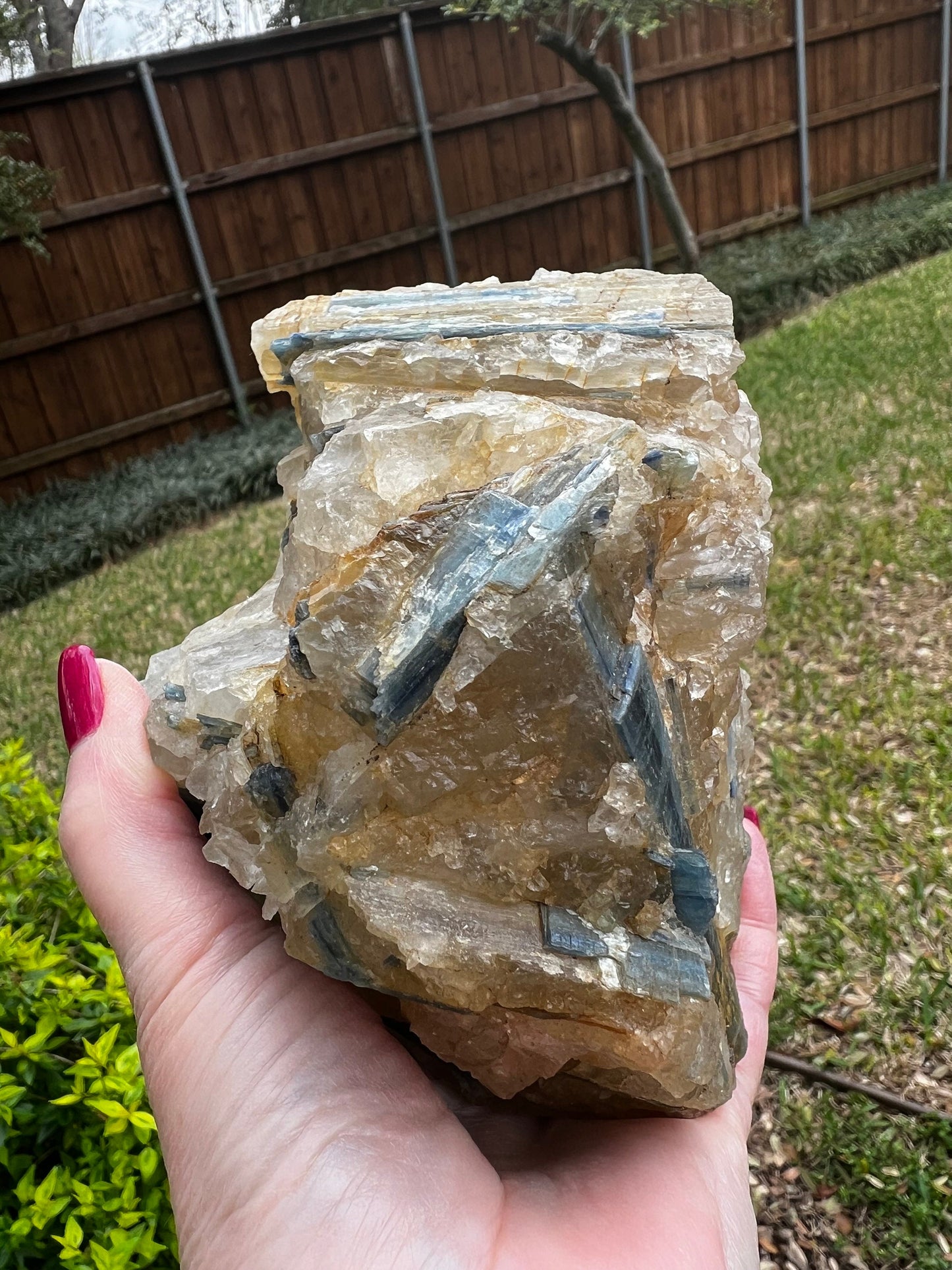 Huge Blue Kyanite Quartz Statement Piece, rare, Top Quality grade, crystal healing, high vibration crystals, 4.3.4 lbs, 5.25”