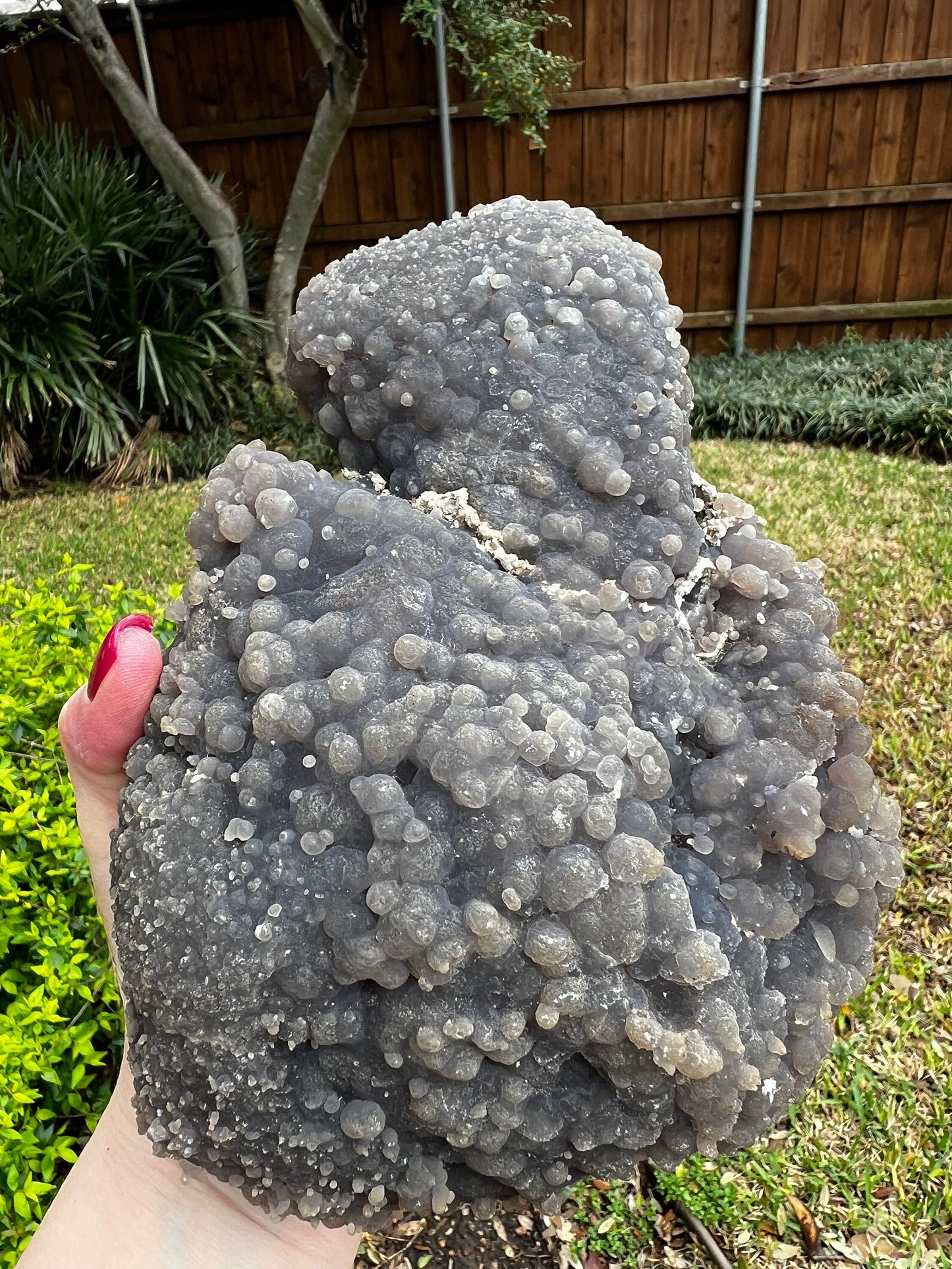 Grape Agate Cluster Bed, almost 5 pounds, gift, altar, statement piece, new, high vibration crystals