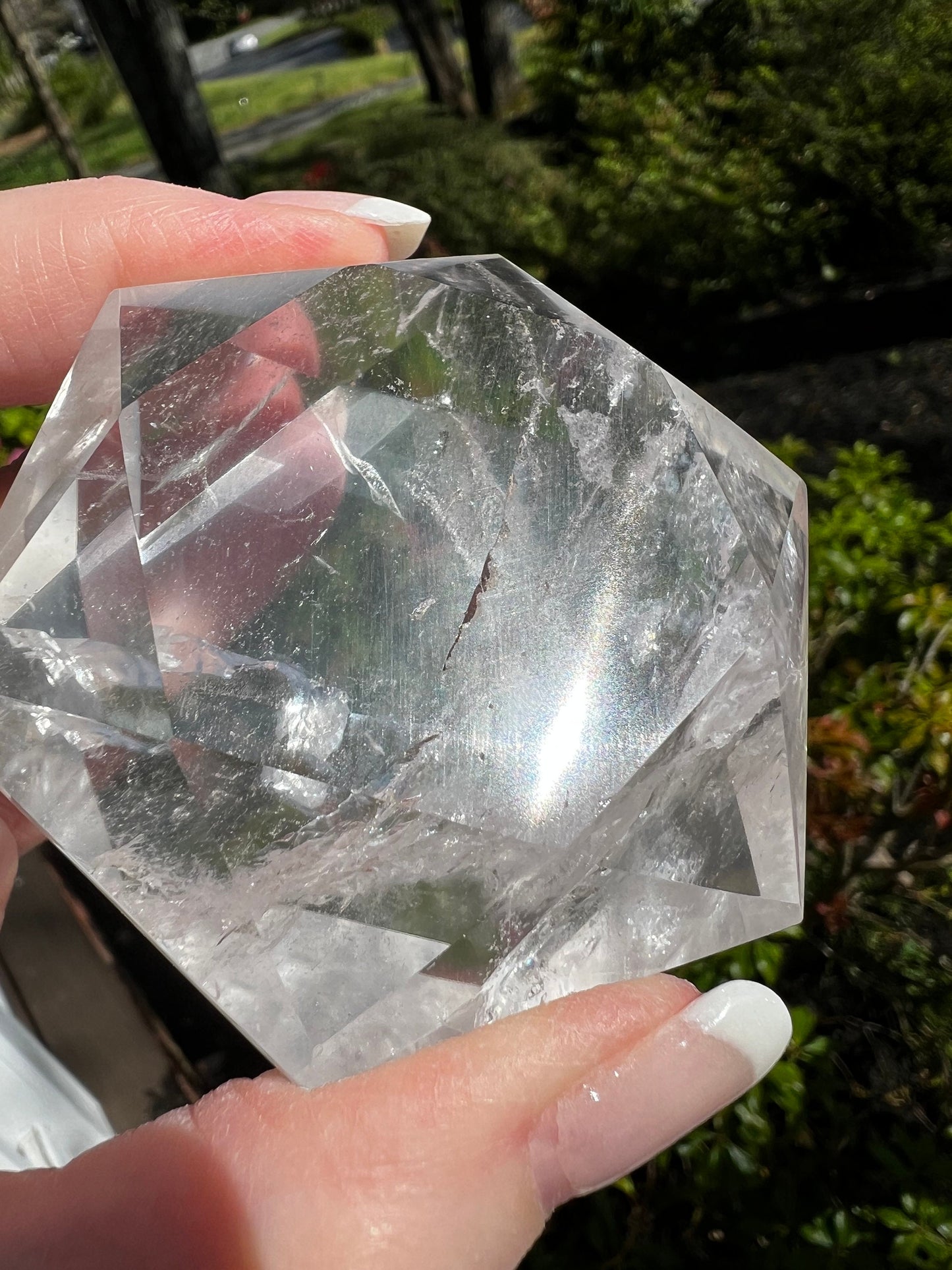 Lemurian Diamond, stunning carving, New, 2.75”, Brazil, high vibration crystal healing, crystals, altar, gift