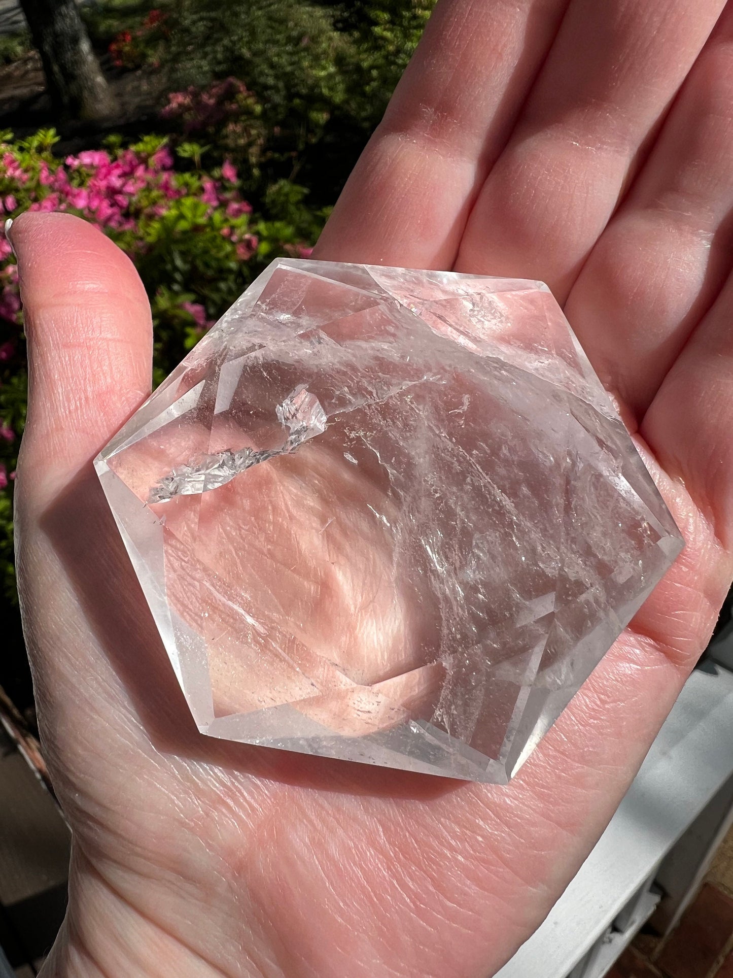 Lemurian Diamond, stunning carving, New, 2.75”, Brazil, high vibration crystal healing, crystals, altar, gift