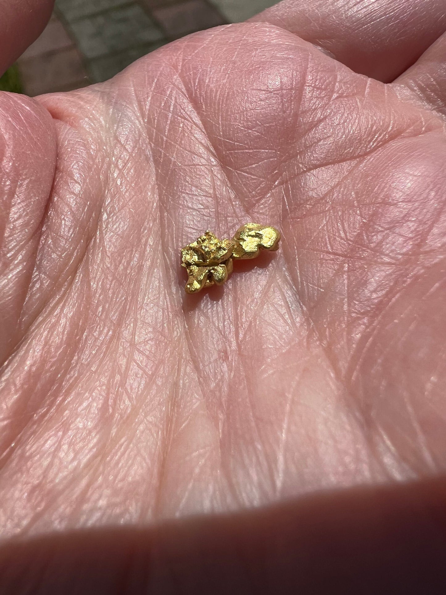 Crystallized 24k Gold, Brazil, Rare, Raw, Collectible, Pure, Mine-fresh, .80g