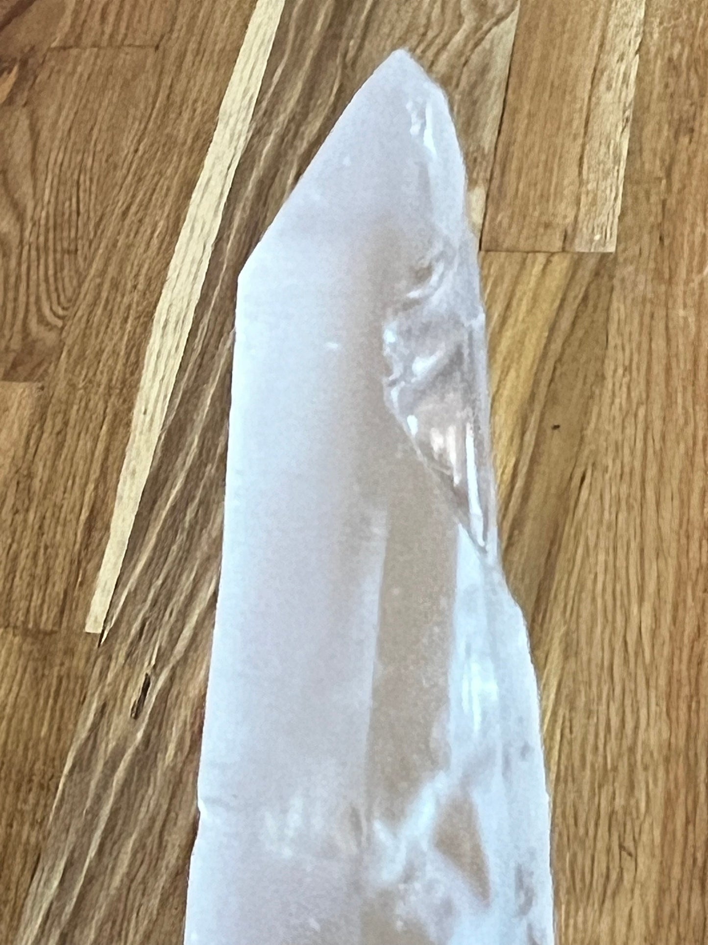 Lemurian Lightning-Struck Wand, new, high quality, striations, crystal healing, 4.5”