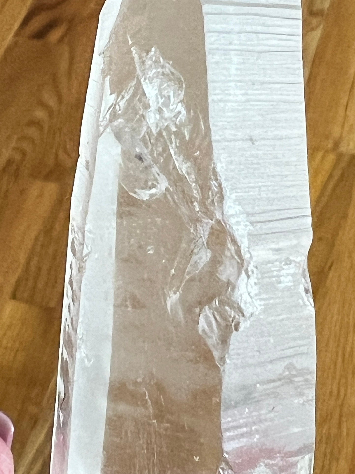 Lemurian Lightning-Struck Wand, new, high quality, striations, crystal healing, 4.5”