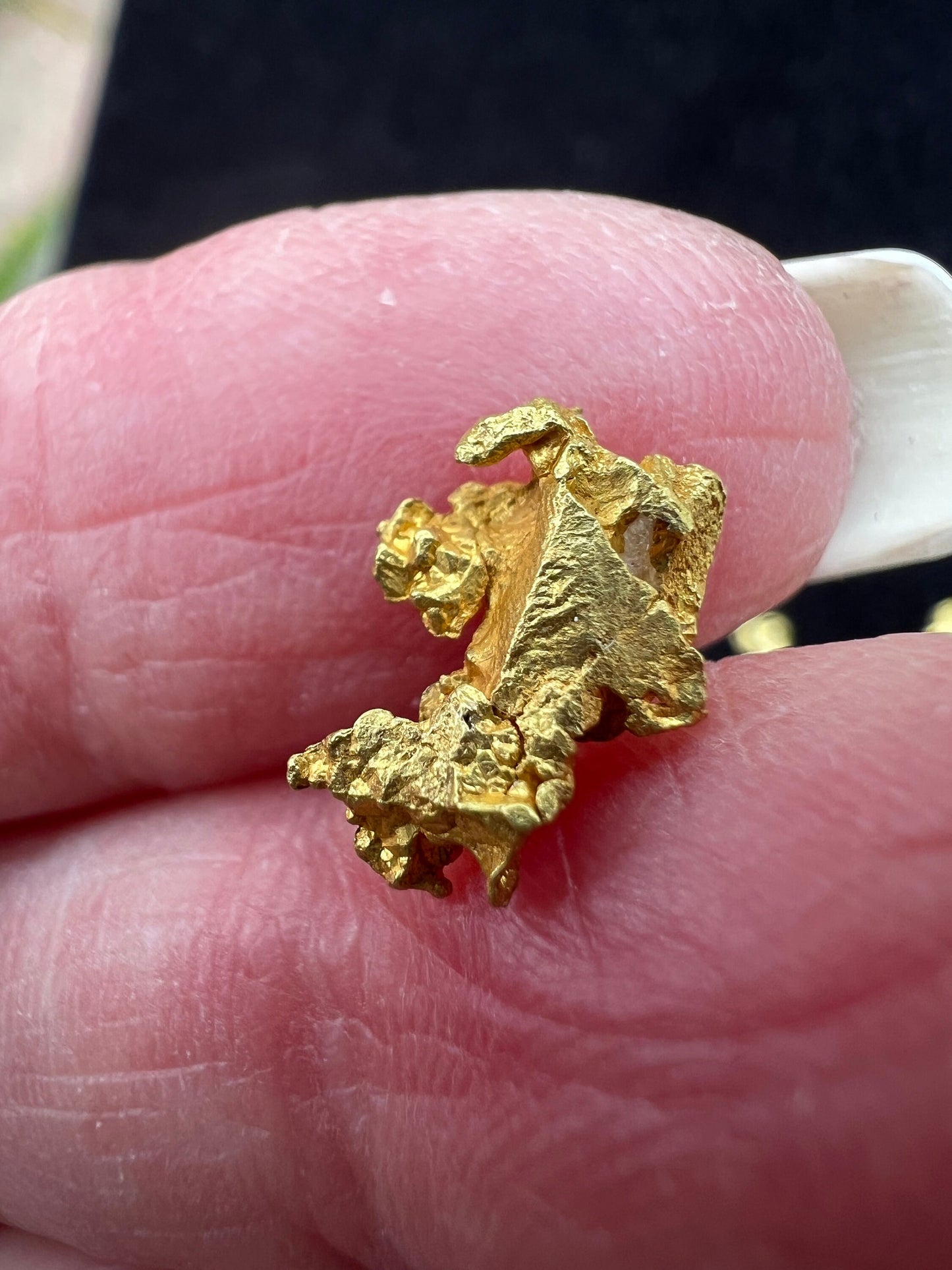 Crystallized 24k Gold, Brazil, Rare lot, Raw, Collectible, Pure, Mine-fresh, 17.85g
