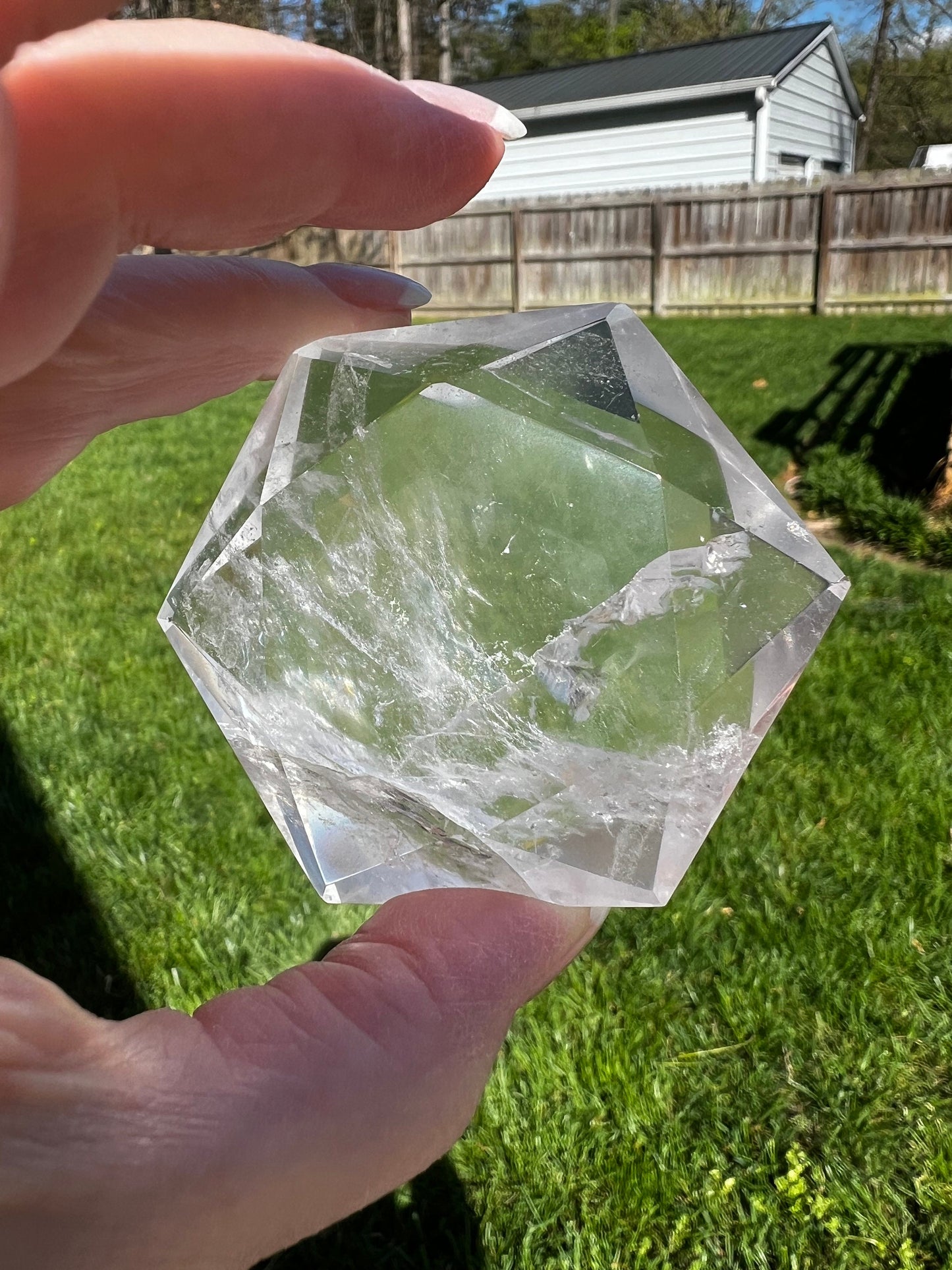 Lemurian Diamond, stunning carving, New, 2.75”, Brazil, high vibration crystal healing, crystals, altar, gift