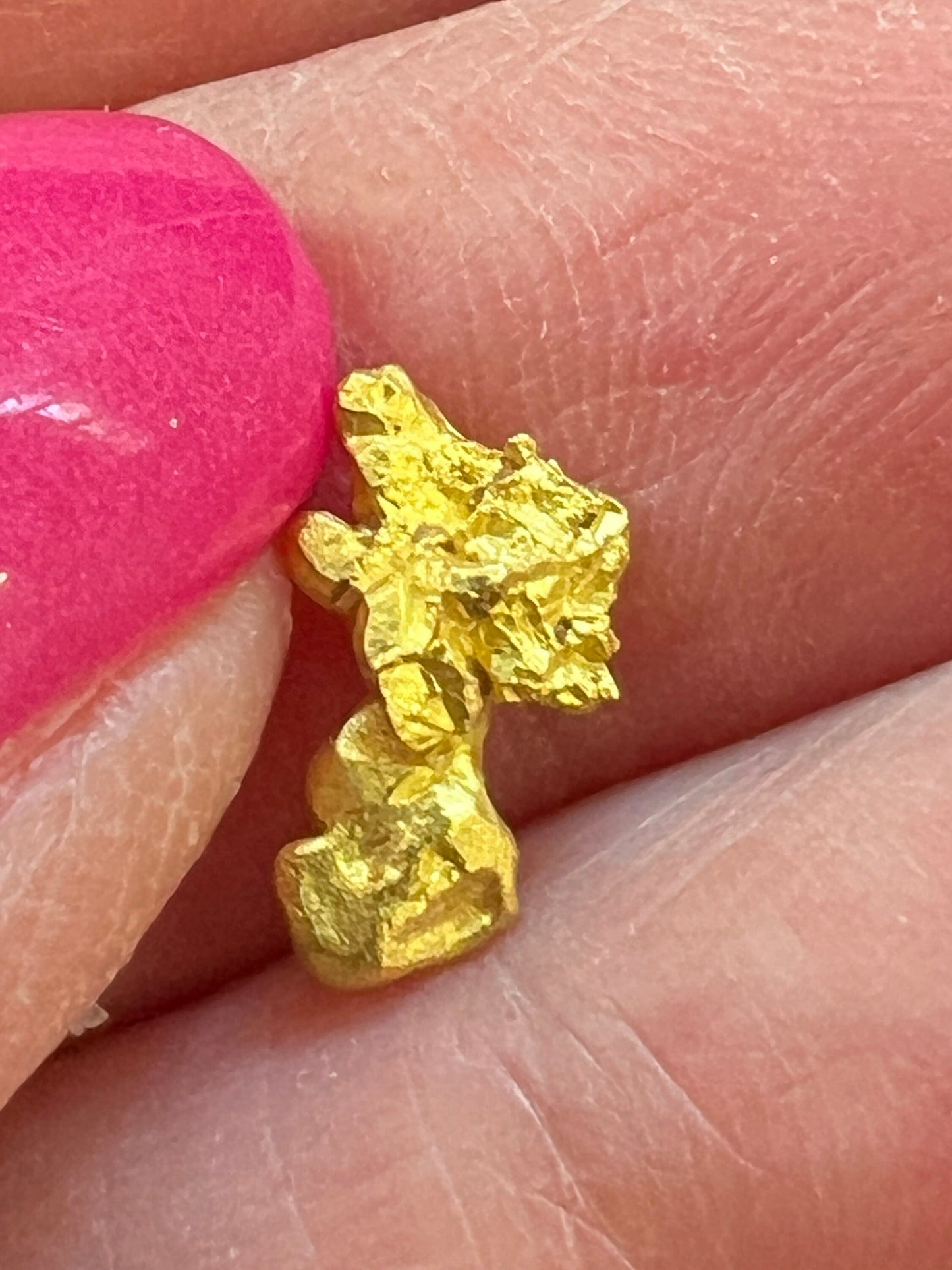 Crystallized 24k Gold, Brazil, Rare, Raw, Collectible, Pure, Mine-fresh, .80g
