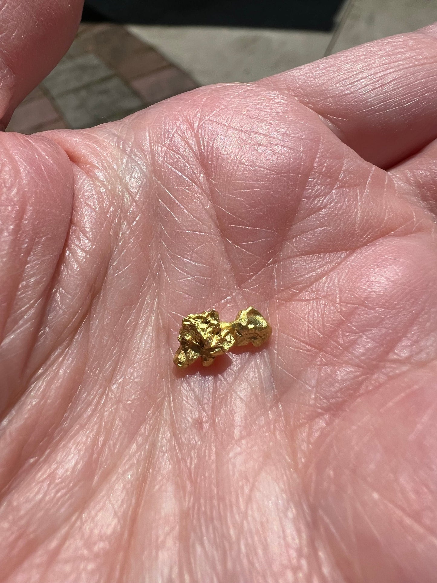 Crystallized 24k Gold, Brazil, Rare, Raw, Collectible, Pure, Mine-fresh, .80g