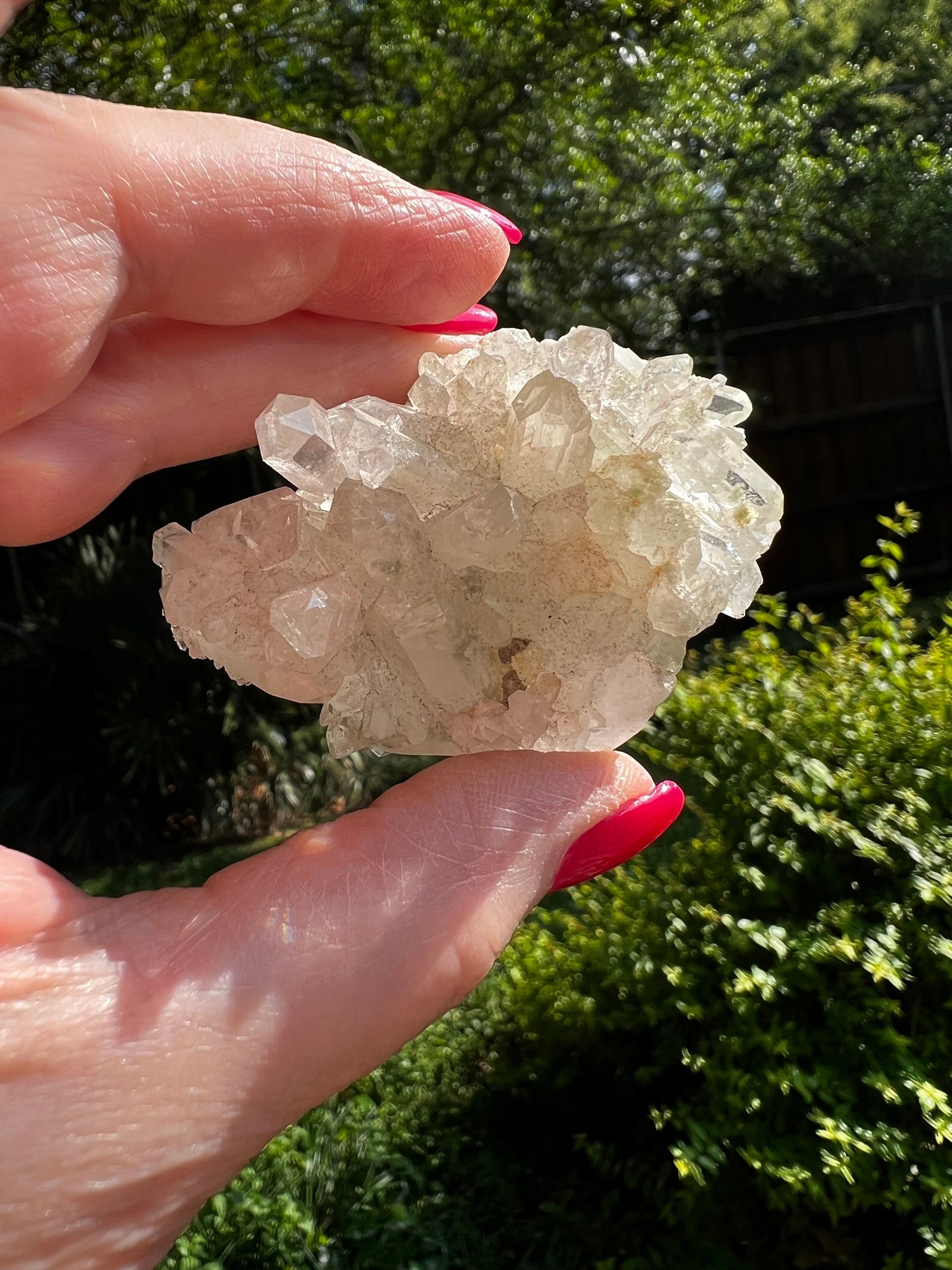 Quartz Cluster Bed, new, high frequency crystals, beautiful, gifts, altar