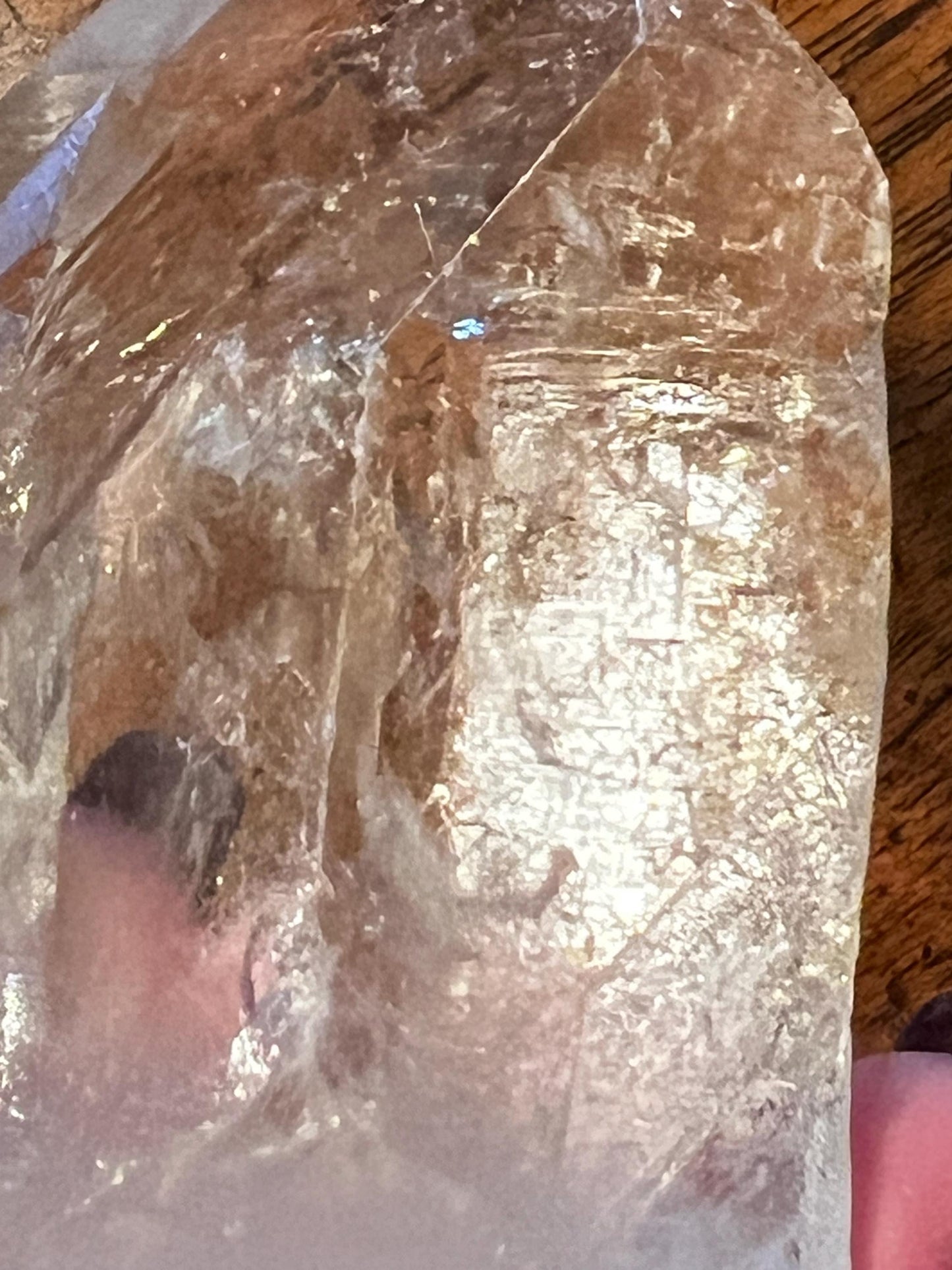 Starbrary Lemurian Wand, Rare, New, gift, 8.5 ounces, 4”, crystal healing, high vibration crystals