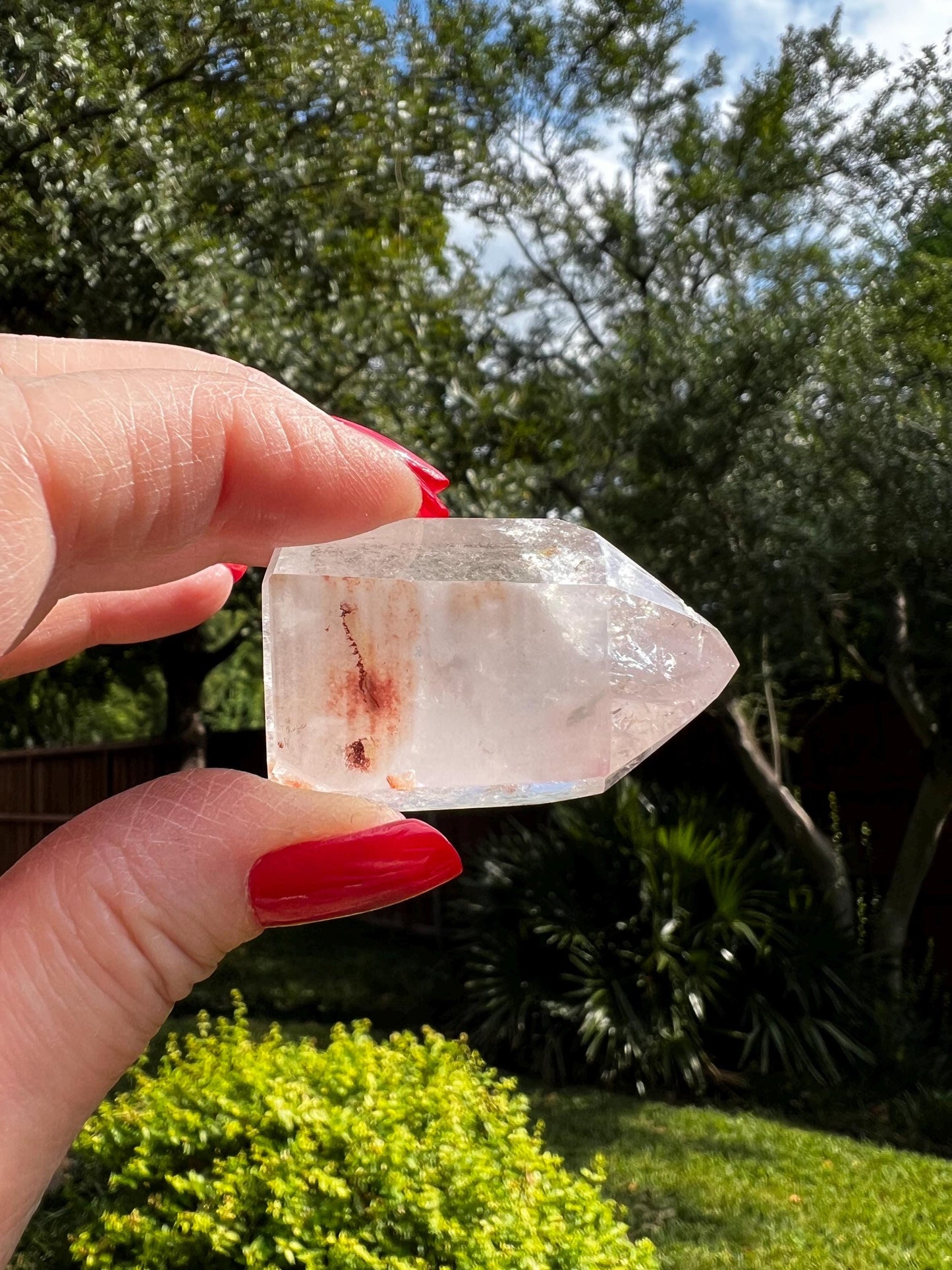Rare Pink Lithium Lemurian, new, high quality, 1.75”, crystal healing, gift