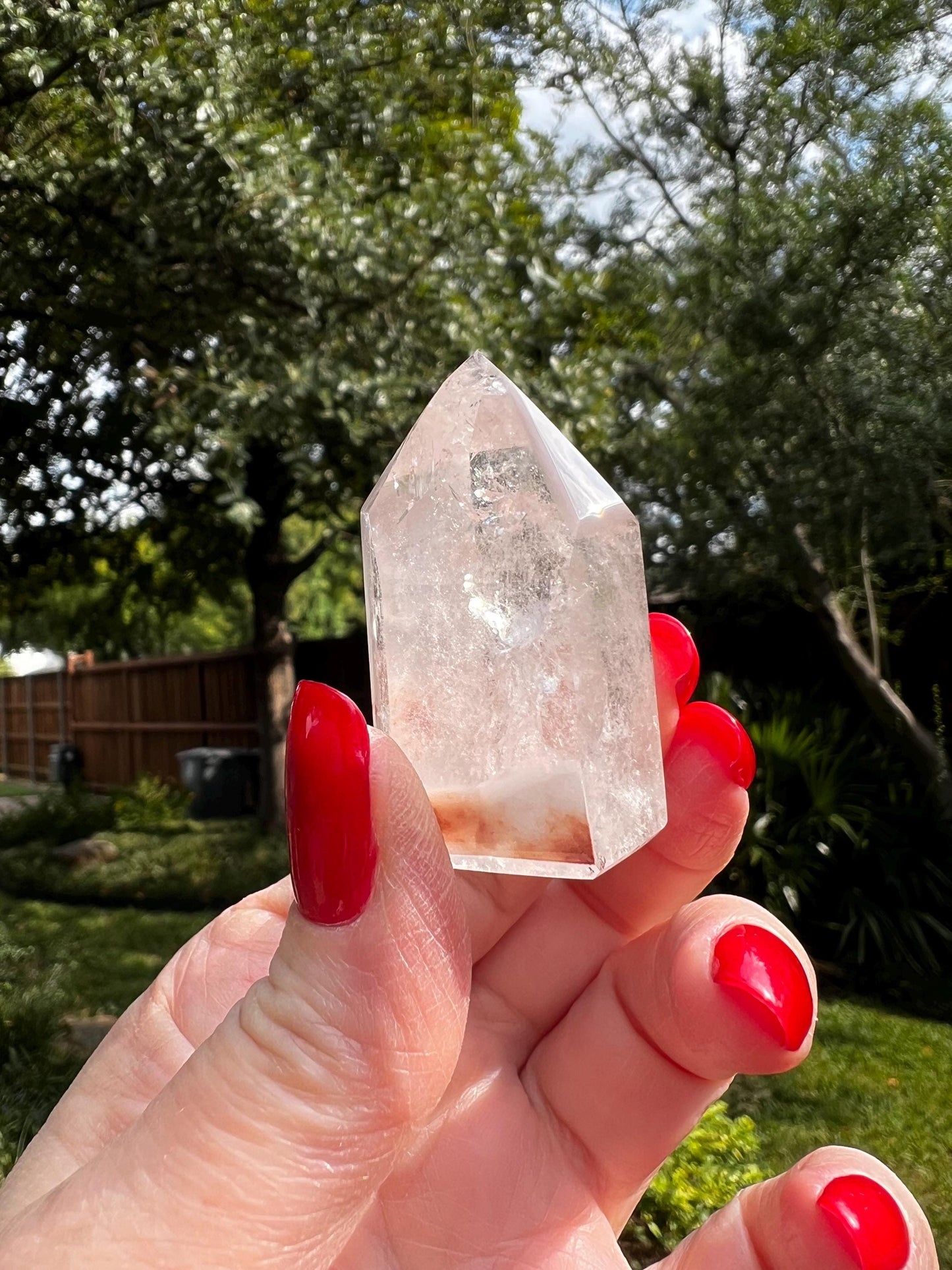 Rare Pink Lithium Lemurian, new, high quality, 1.75”, crystal healing, gift