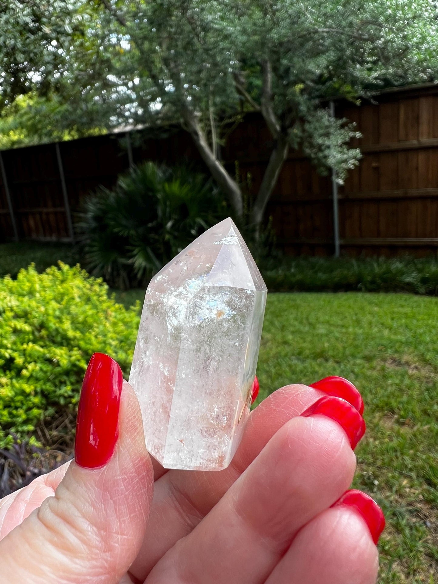 Rare Pink Lithium Lemurian, new, high quality, 1.75”, crystal healing, gift