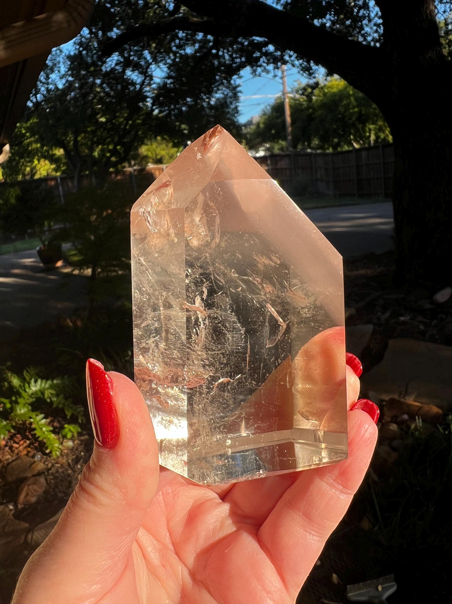 Stunning Rare Pink Lithium Lemurian, new, high quality, 3.25”, crystal healing, gift