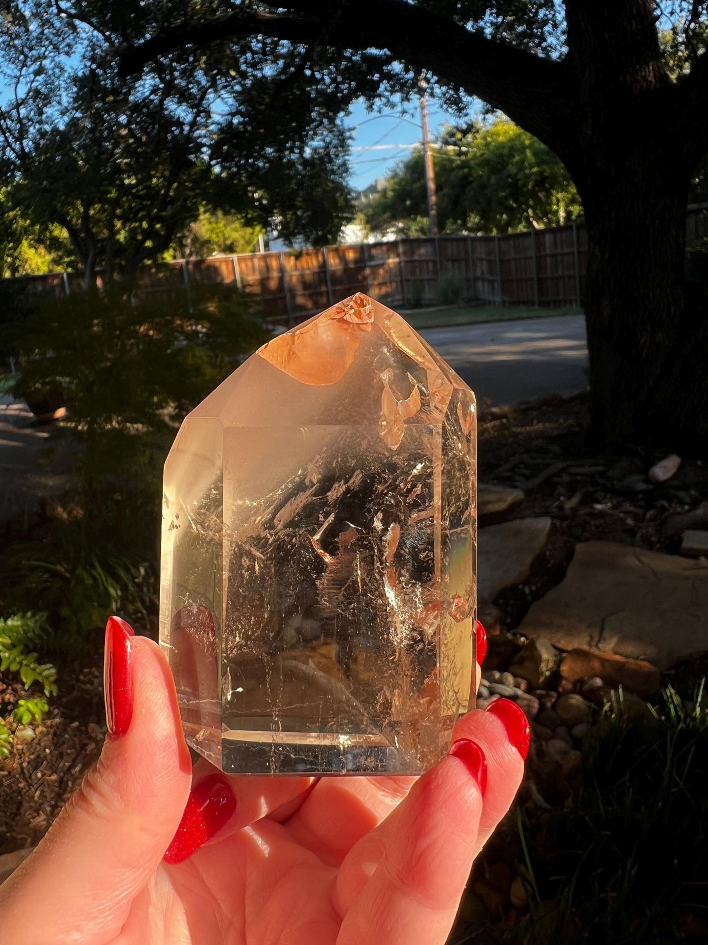 Stunning Rare Pink Lithium Lemurian, new, high quality, 3.25”, crystal healing, gift