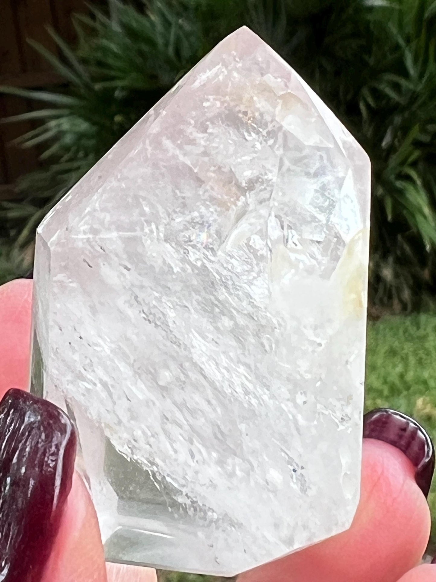 Quan Yin Rare Pink Lithium Lemurian, new, high quality, 1.8”, crystal healing, gift