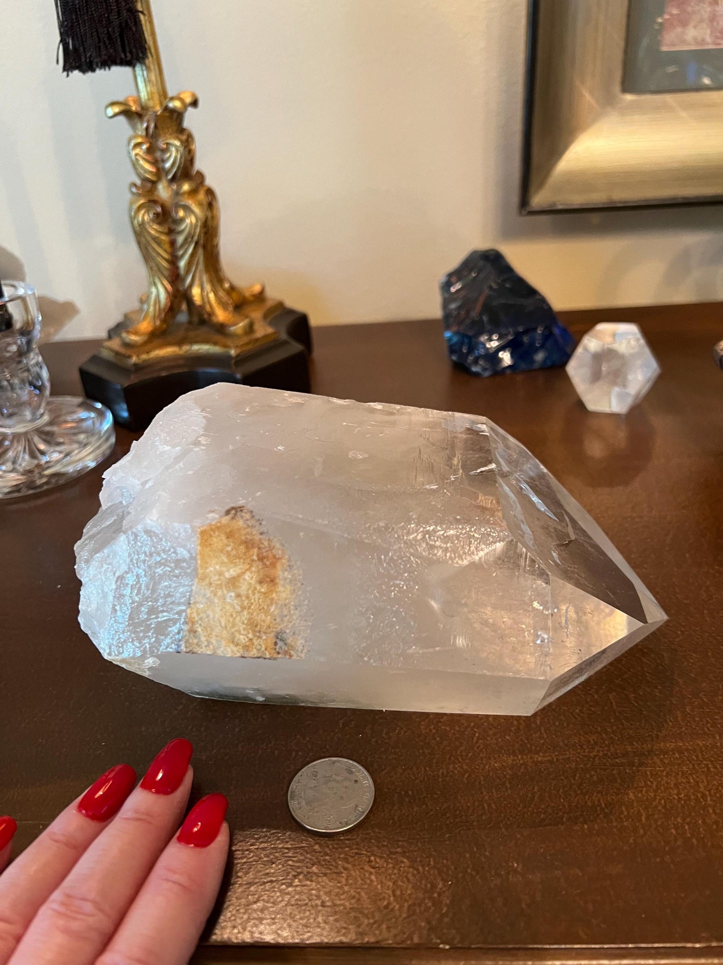 Starbrary Lemurian Wand Statement Piece, Rare, New, gift, 7.5”, crystal healing, high vibration crystals