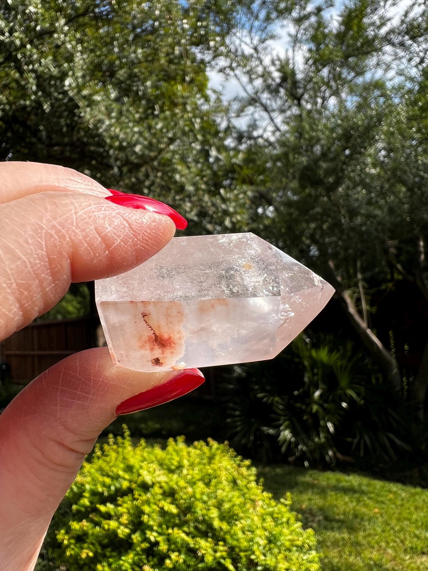 Rare Pink Lithium Lemurian, new, high quality, 1.75”, crystal healing, gift