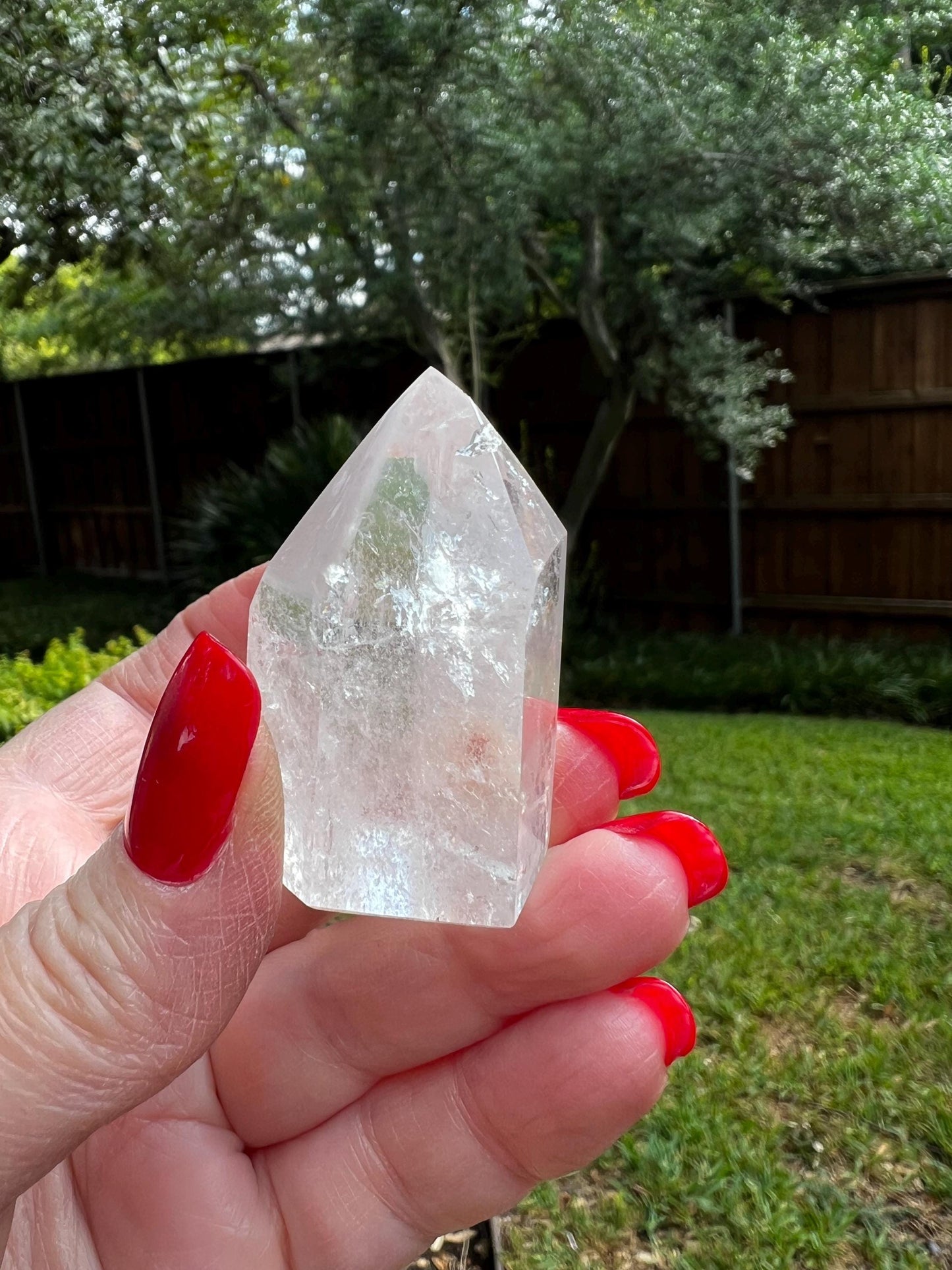 Rare Pink Lithium Lemurian, new, high quality, 1.75”, crystal healing, gift