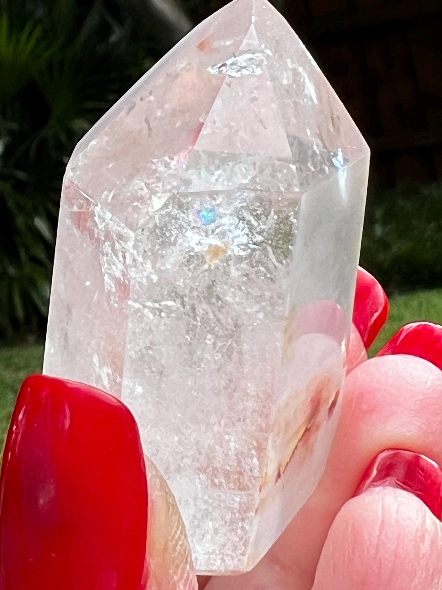 Rare Pink Lithium Lemurian, new, high quality, 1.75”, crystal healing, gift