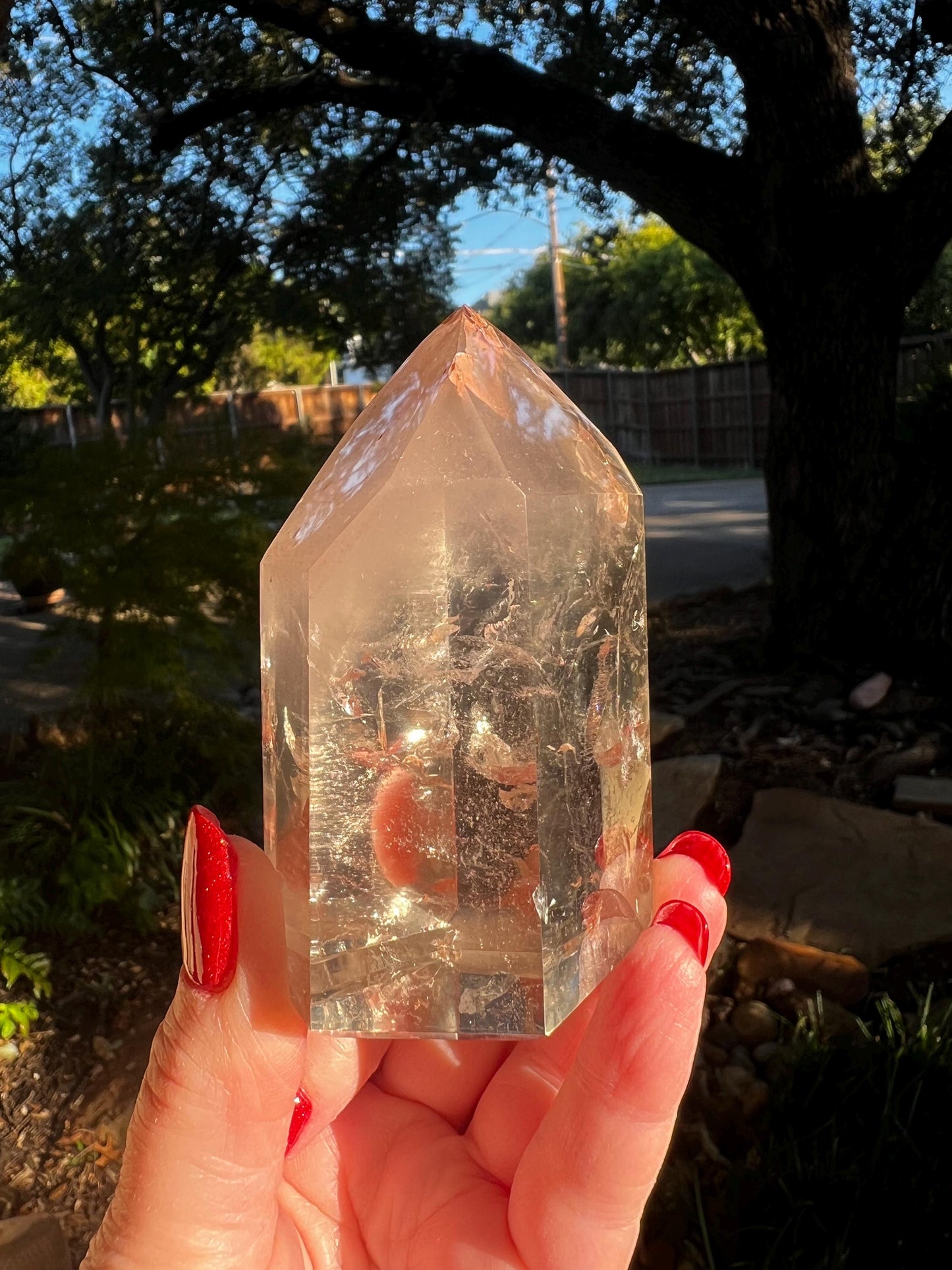 Stunning Rare Pink Lithium Lemurian, new, high quality, 3.25”, crystal healing, gift