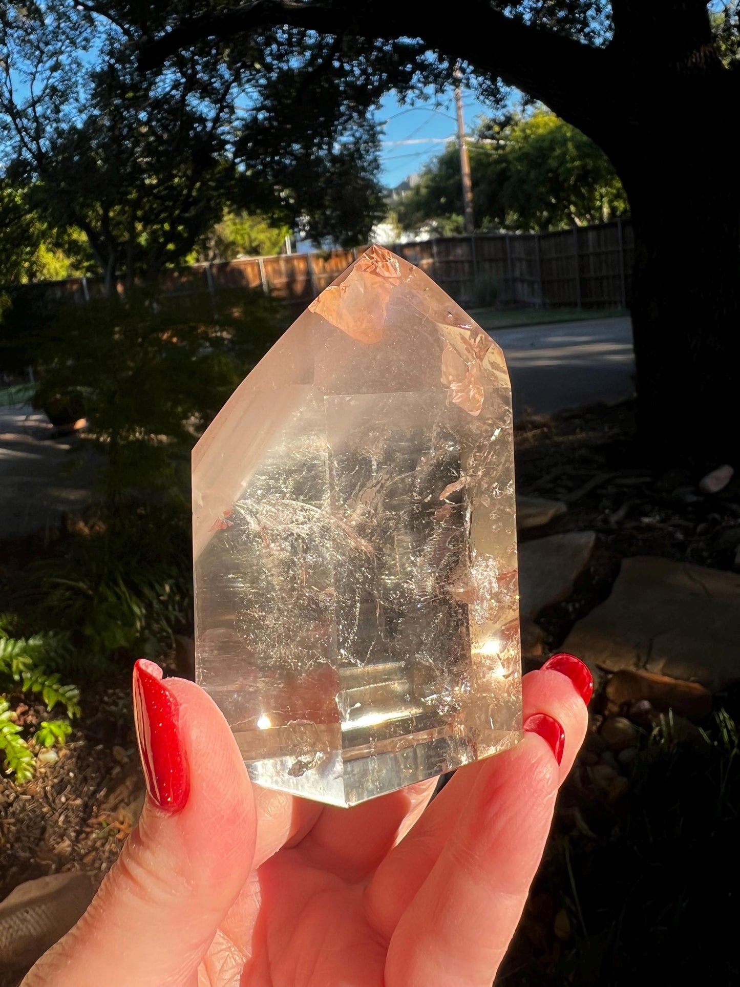 Stunning Rare Pink Lithium Lemurian, new, high quality, 3.25”, crystal healing, gift