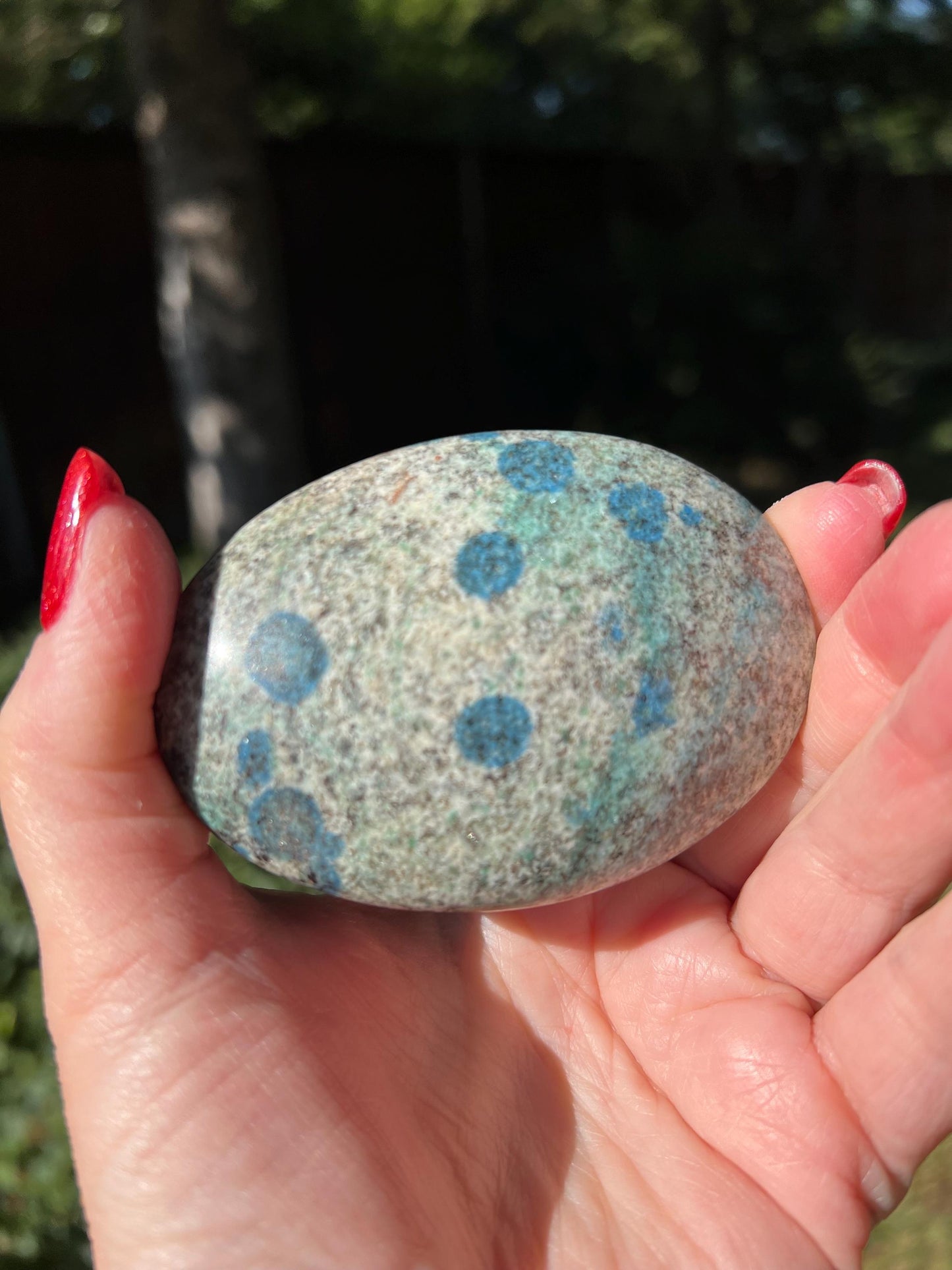 K2 Stone Large Palm Stone, New, high grade crystals, crystal healing