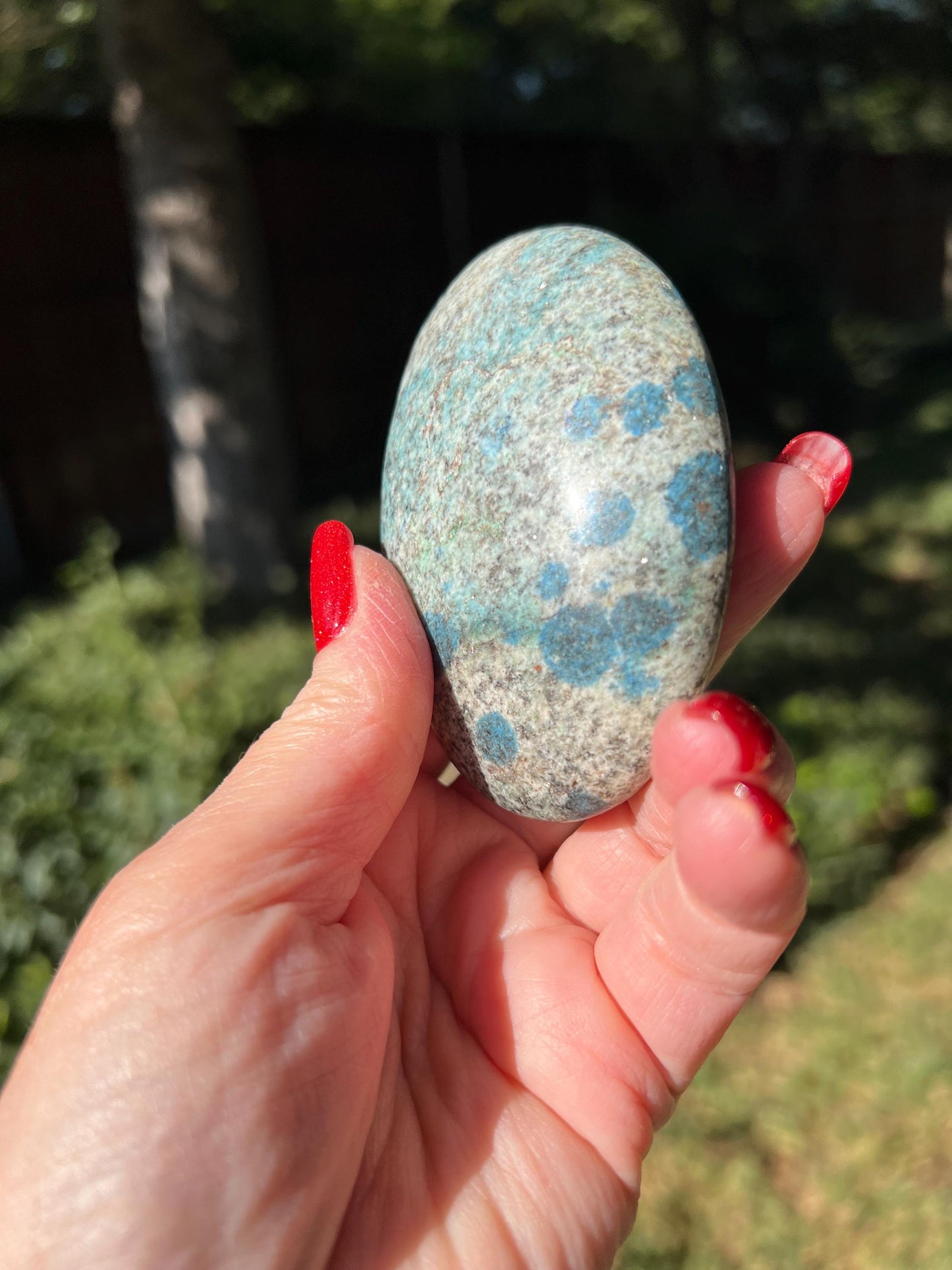 K2 Stone Large Palm Stone, New, high grade crystals, crystal healing