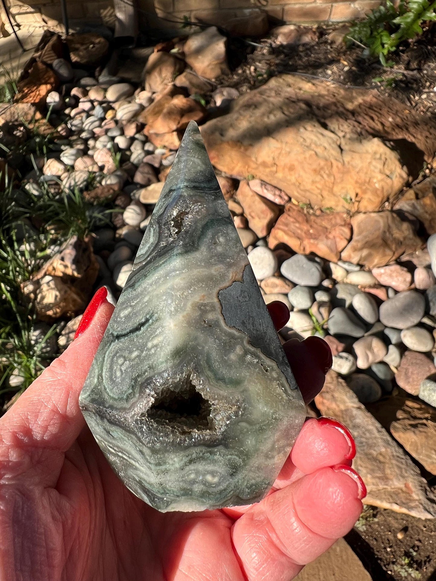 Amethyst Crystalline Cupcake, 4”, altar, crystal gift, high vibration crystals