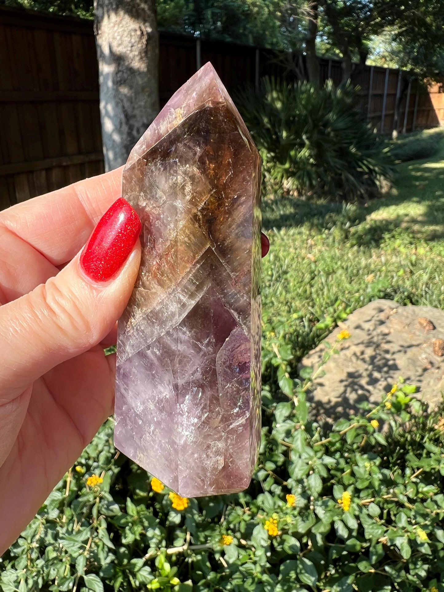 Super 7 tower, New, 4”, gifts, altar, high vibration crystal, crystals