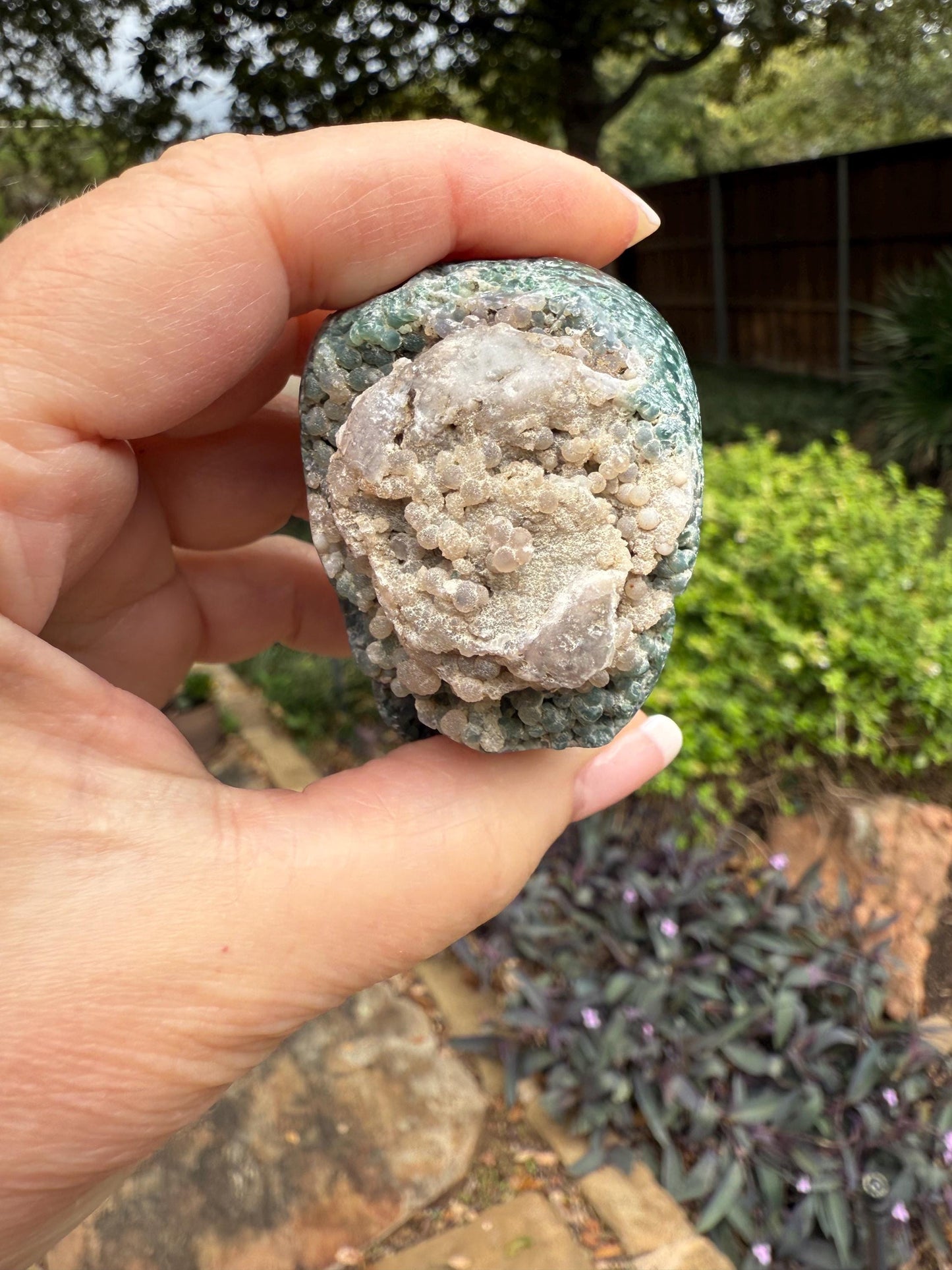 Grape Agate skull, 2”, 4.6 ounces, new, gift, altar, crystals, high vibration crystals, statement piece, rare
