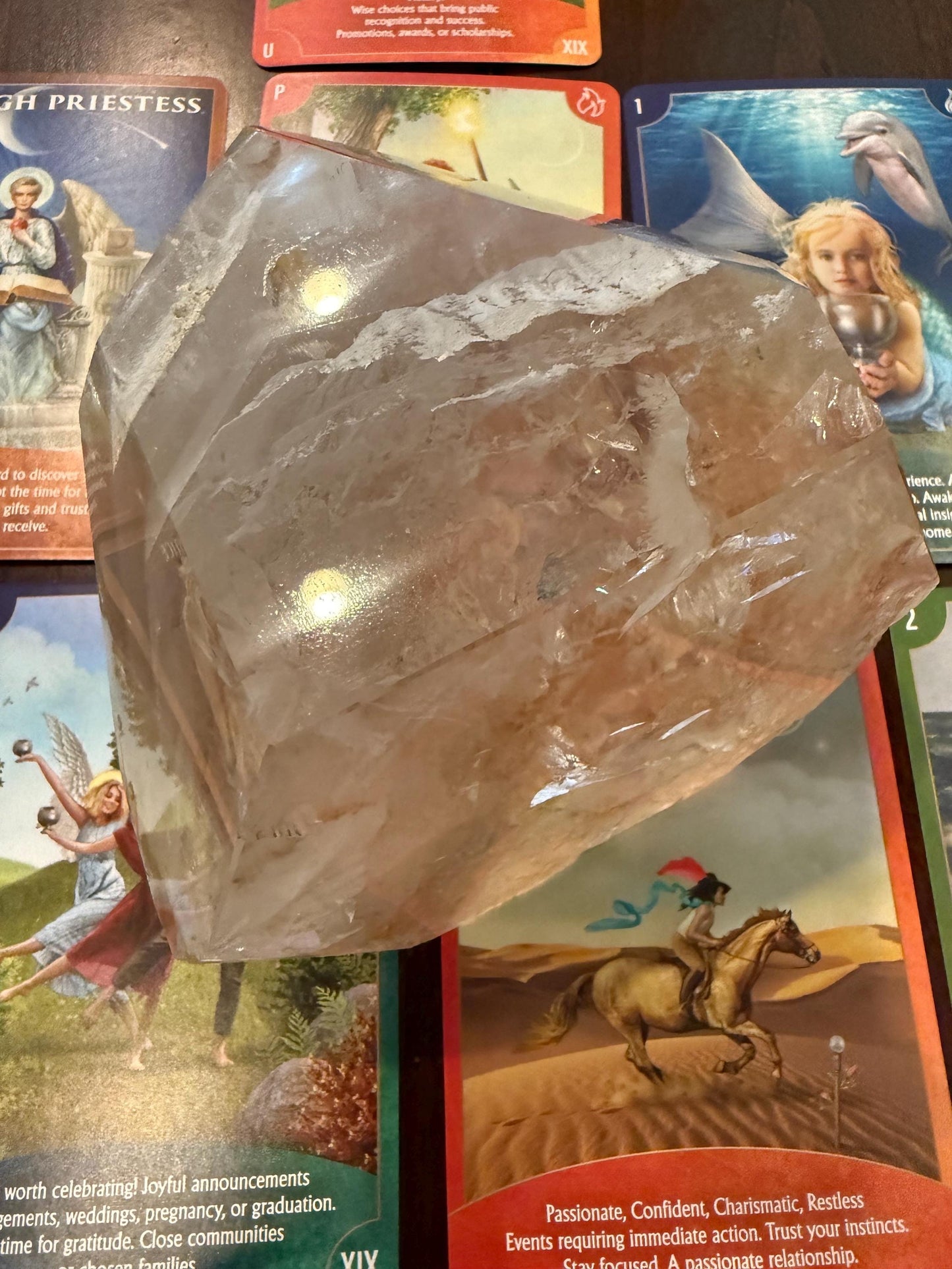 Fantastic Quartz Golden Healer Statement Piece , new, altar, crystal healing, high vibration crystals, 5.5”, 4 lbs
