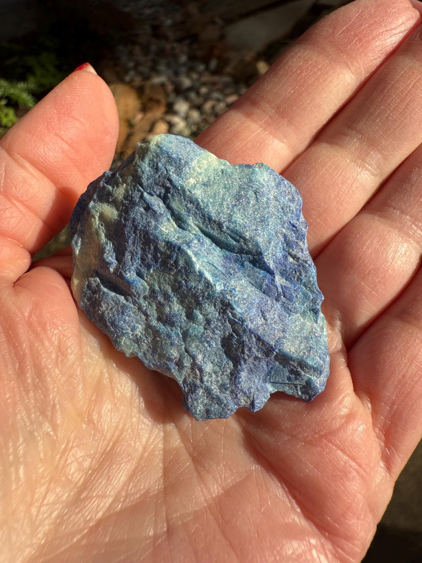 Raw Lapis Lazuli Chunk, New, crystal healing, high vibration crystals, altar, gift, tumble, palm stone