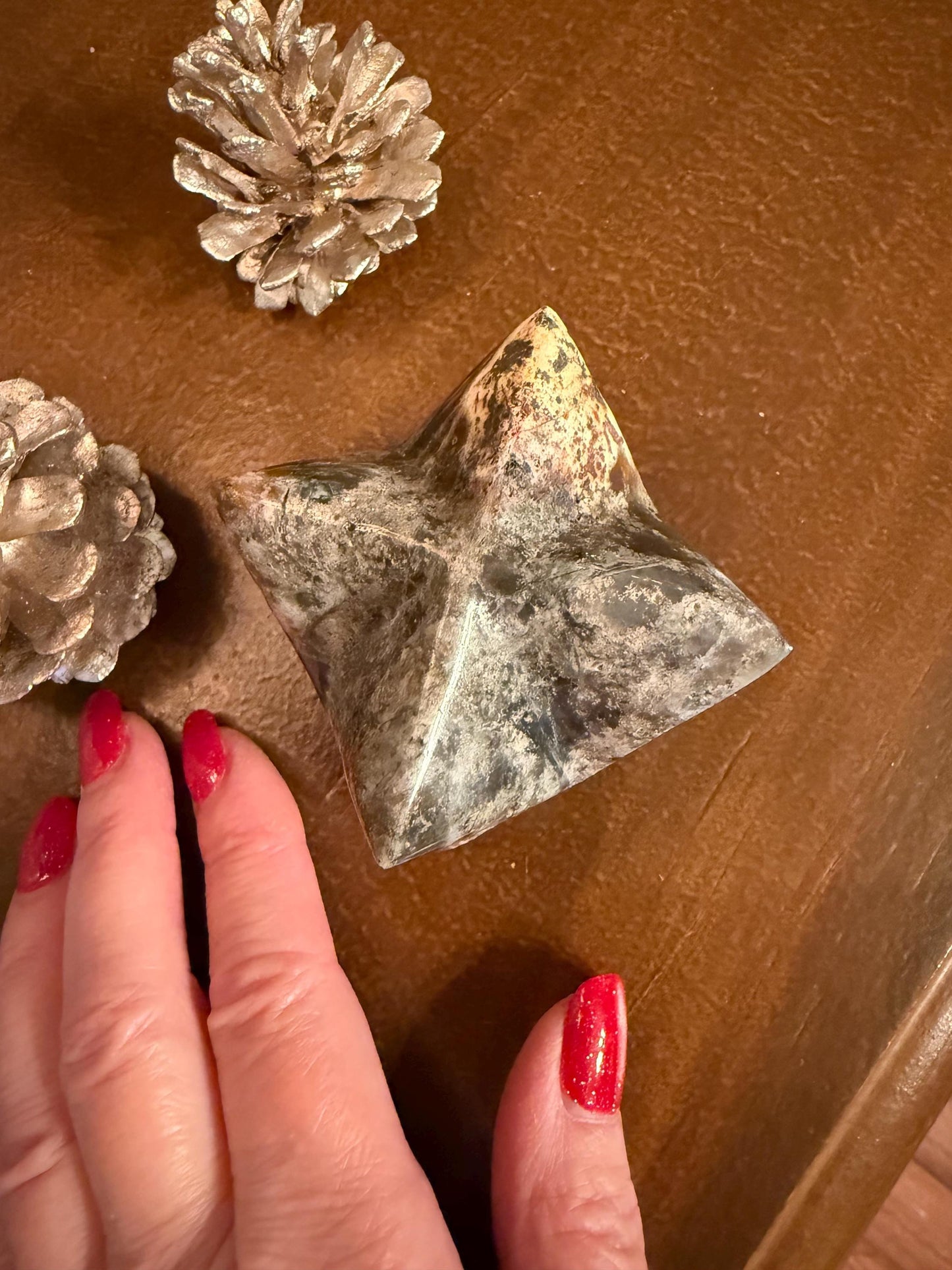 Marcasite Merkaba, 3.25”, crystal healing, gifts, high vibration crystals