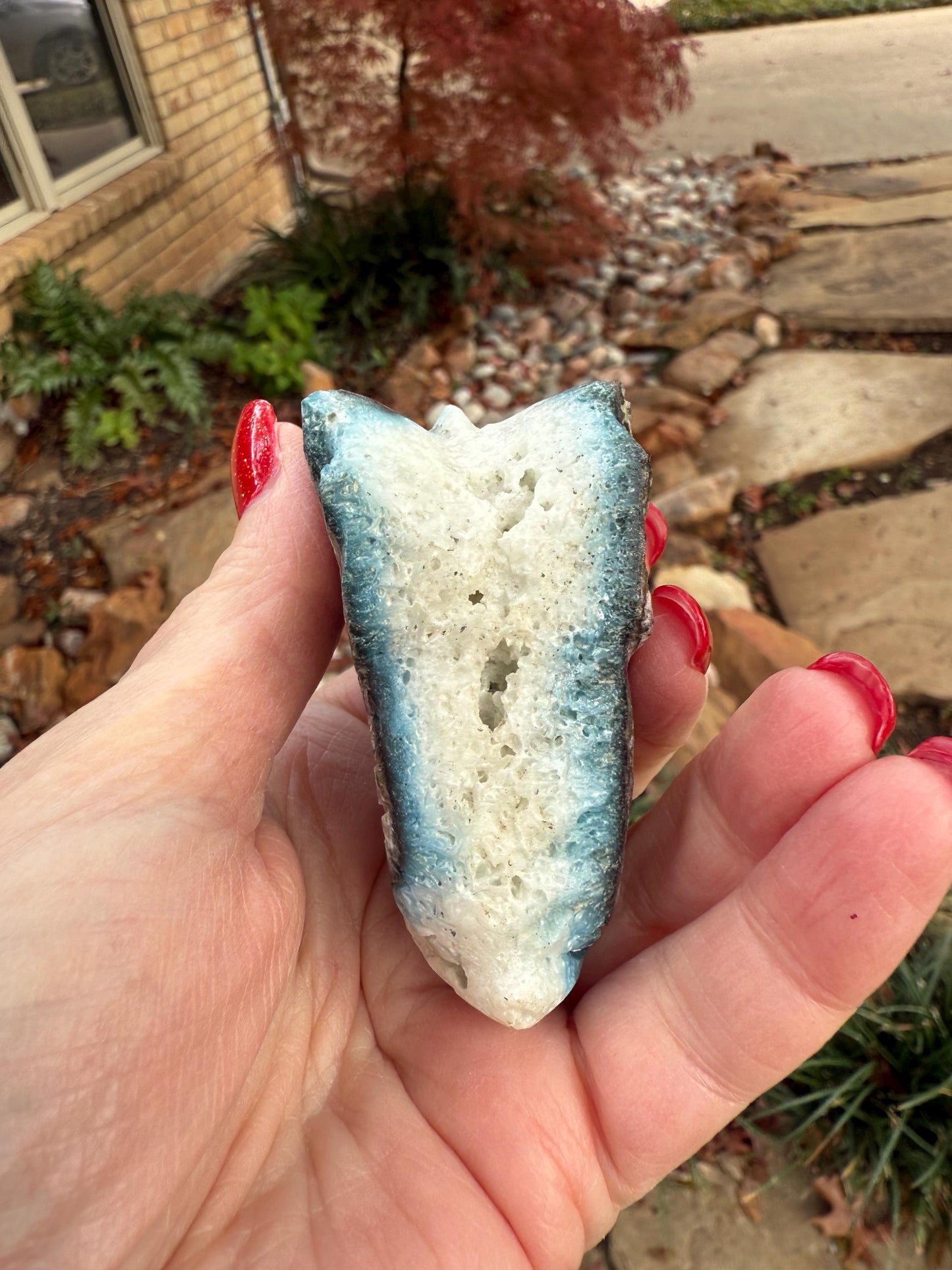 Nakauriite Blue Ice Glacierite Dragon, 2.75”, new, gift, altar, crystals, high vibration crystals, statement piece, rare