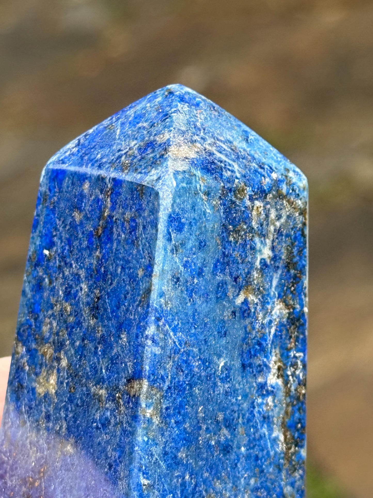 Lapis Lazuli Tower AAA, 4”, New, Crystal Healing, Gift, Altar, High Vibration Crystals