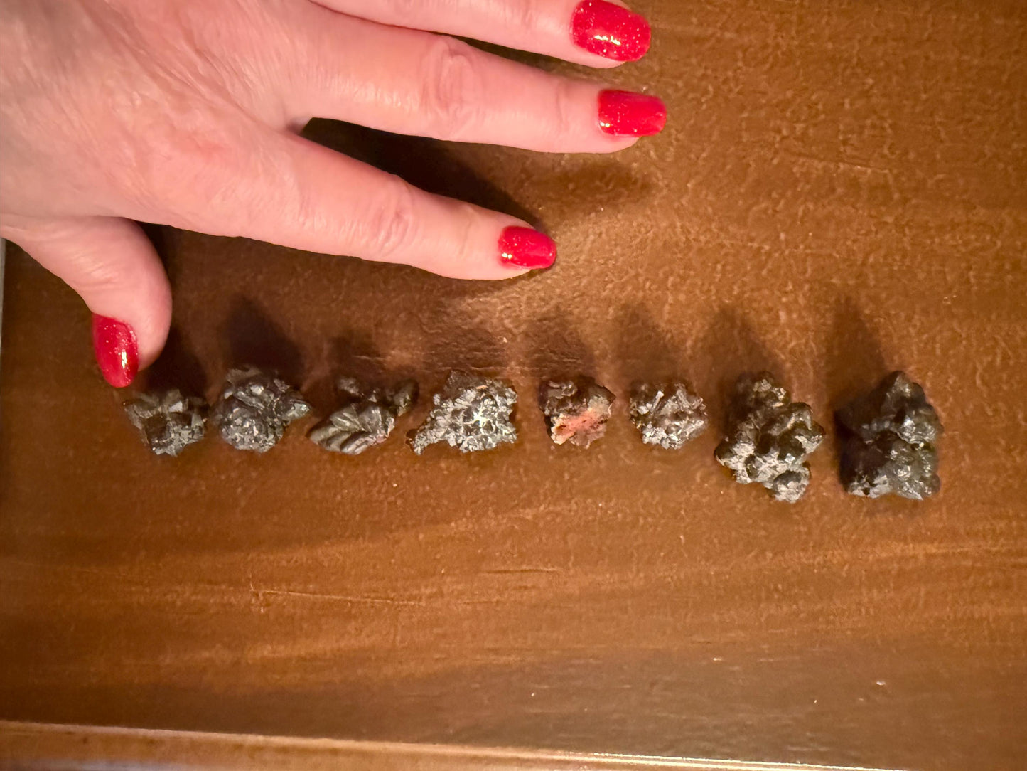 8 Prophecy Stones, new to shop and mine-fresh, 92g, Egypt