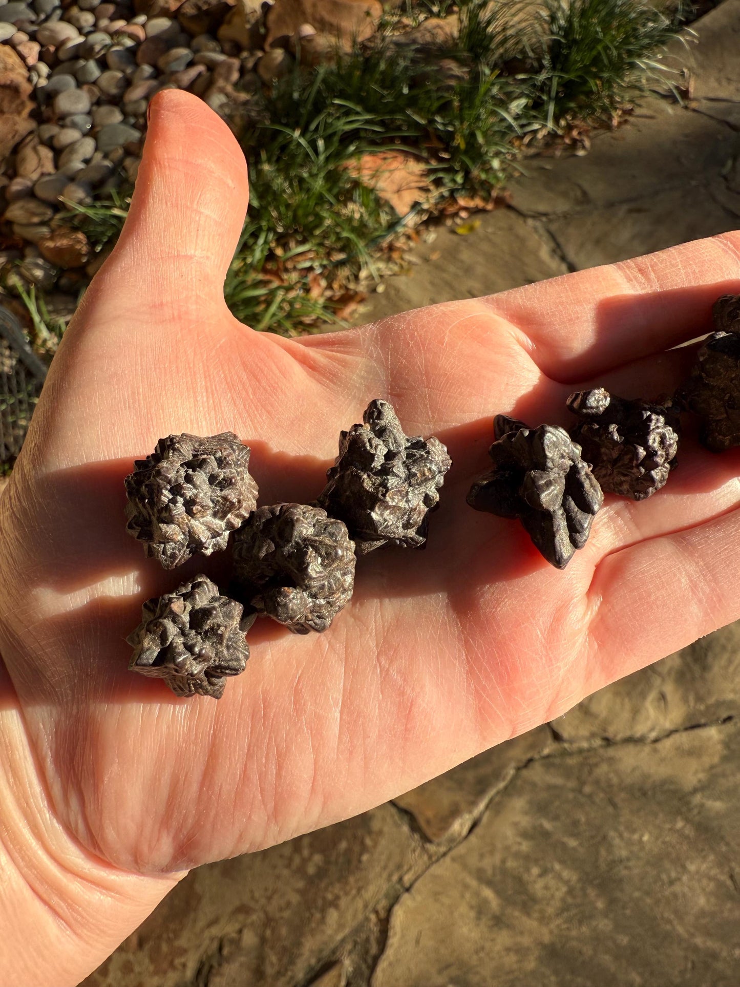 8 Prophecy Stones, new to shop and mine-fresh, 92g, Egypt