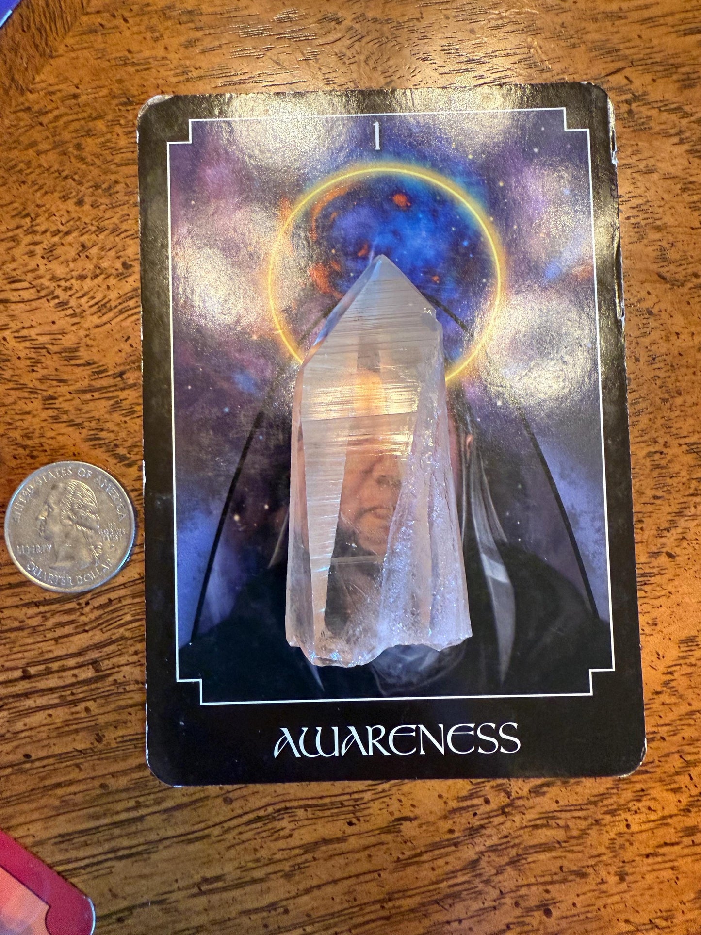 Banff-Blessed Golden Lemurian Wand, Rare, New, gift, 2.4”, crystal healing, high vibration crystals