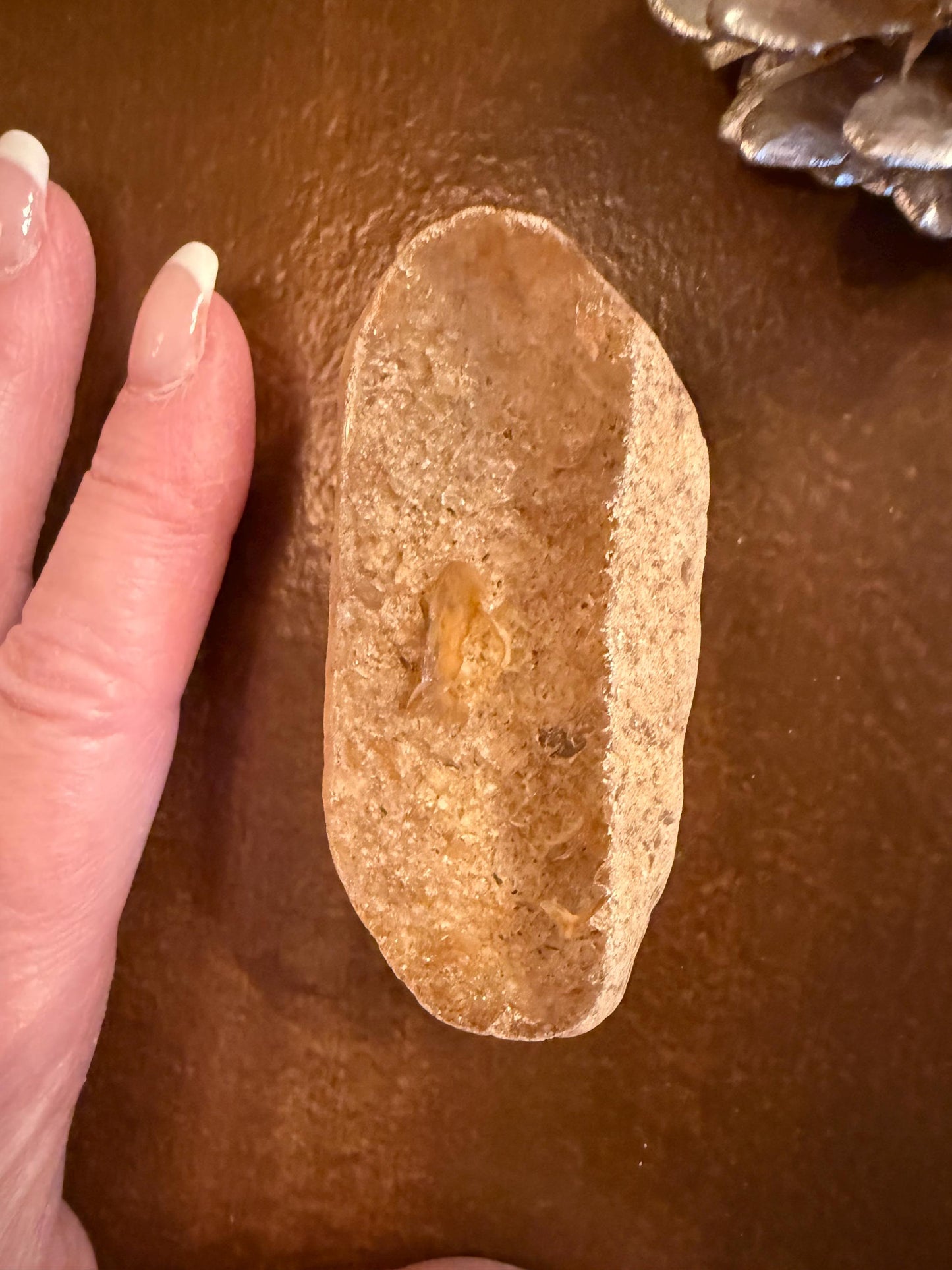 Golden Healer Dragon egg, new, altar, gifts, tarot, crystal healing, high vibration crystals, 2.5”