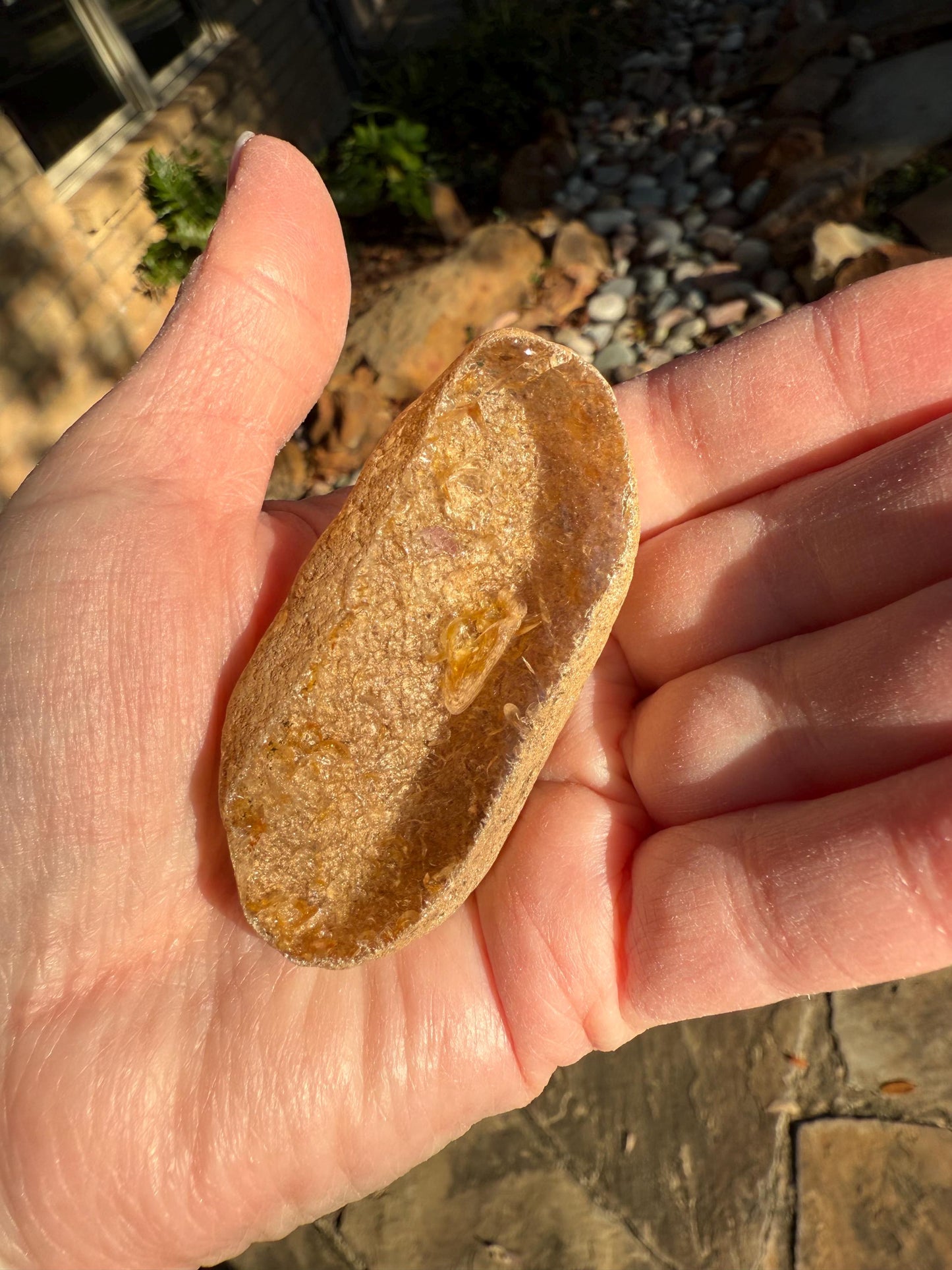 Golden Healer Dragon egg, new, altar, gifts, tarot, crystal healing, high vibration crystals, 2.5”
