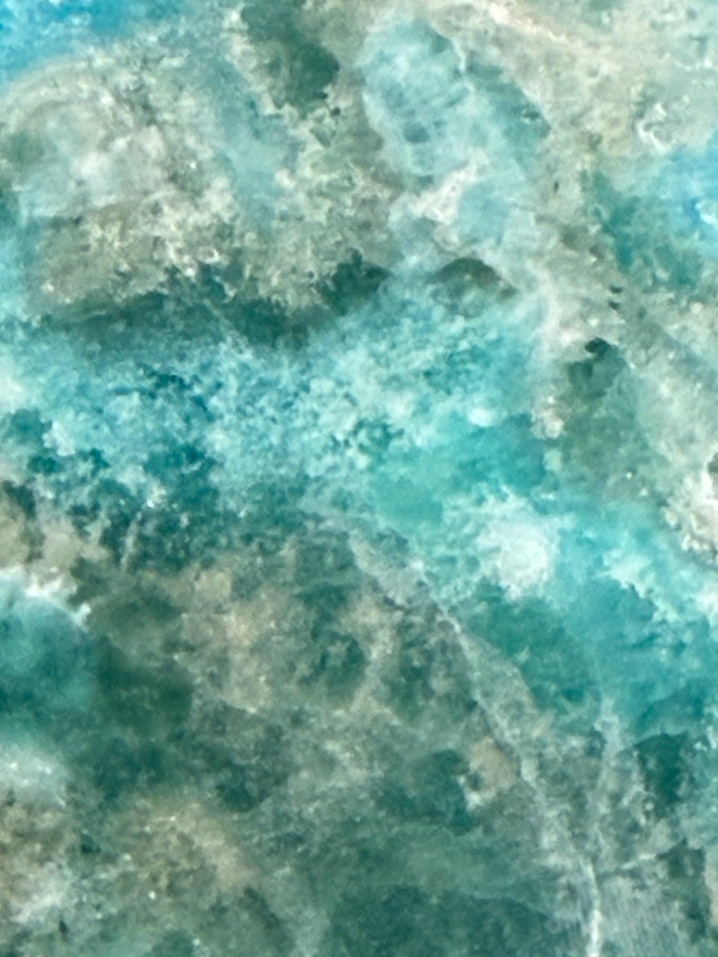 Blue Aragonite slab with druzy, 4.25”, new, natural, high vibration crystals and readings, gifts