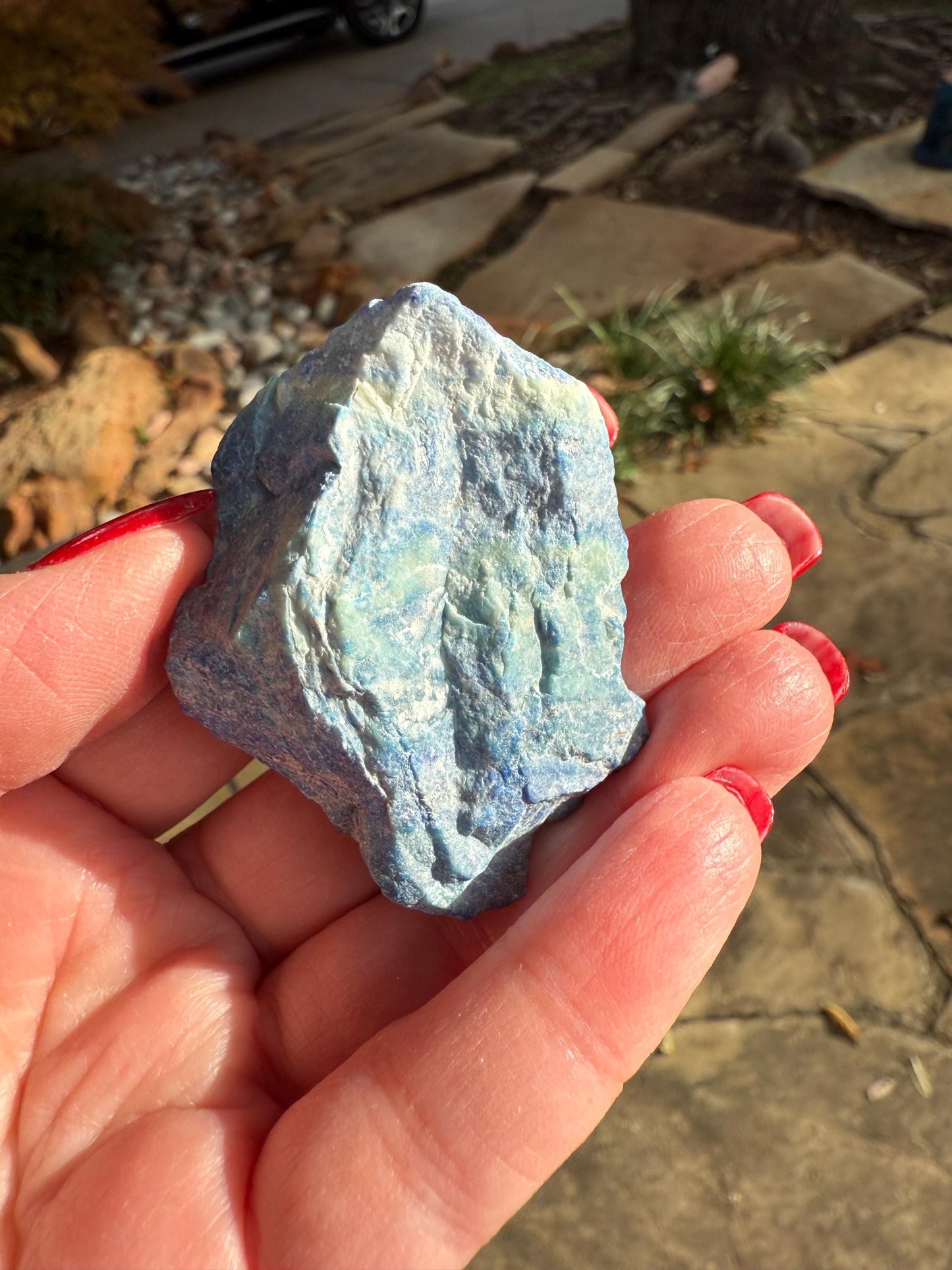 Raw Lapis Lazuli Chunk, New, crystal healing, high vibration crystals, altar, gift, tumble, palm stone